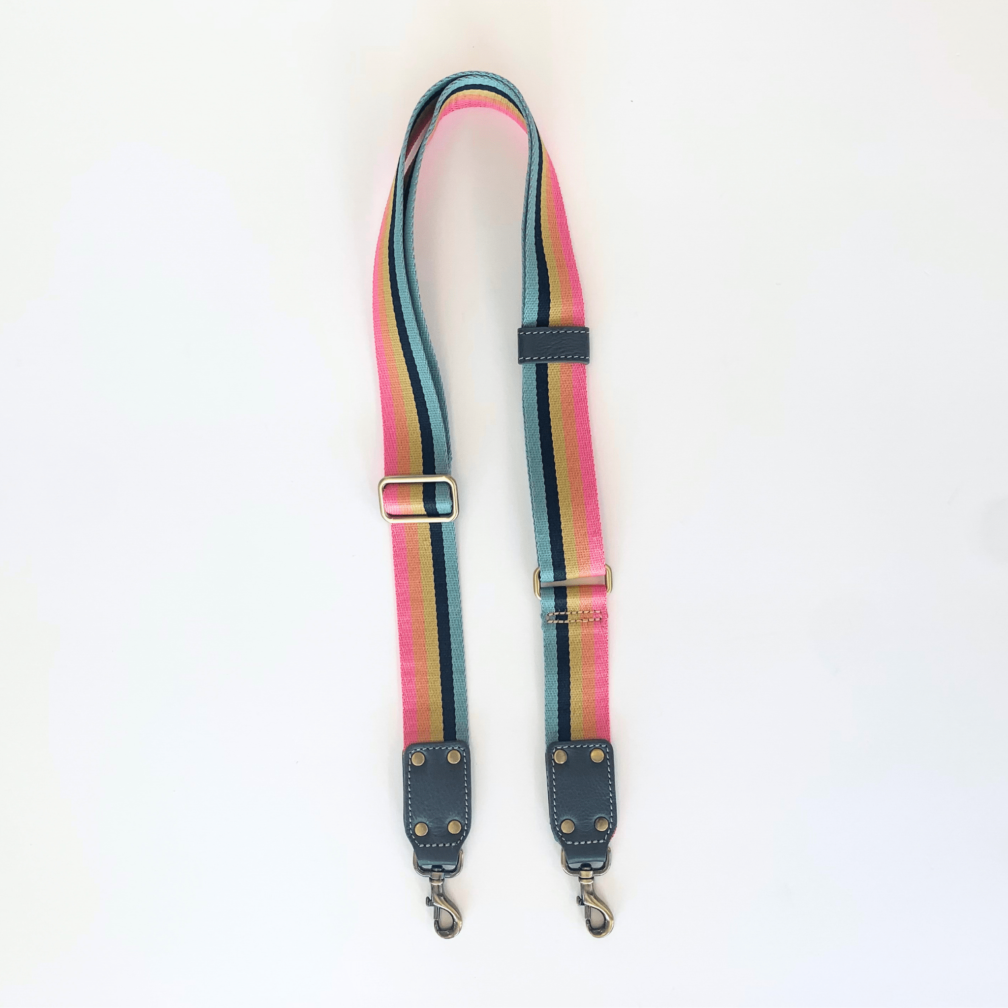 Maddie Pride Bag Strap - Stone Oil Leather | Sapahn.