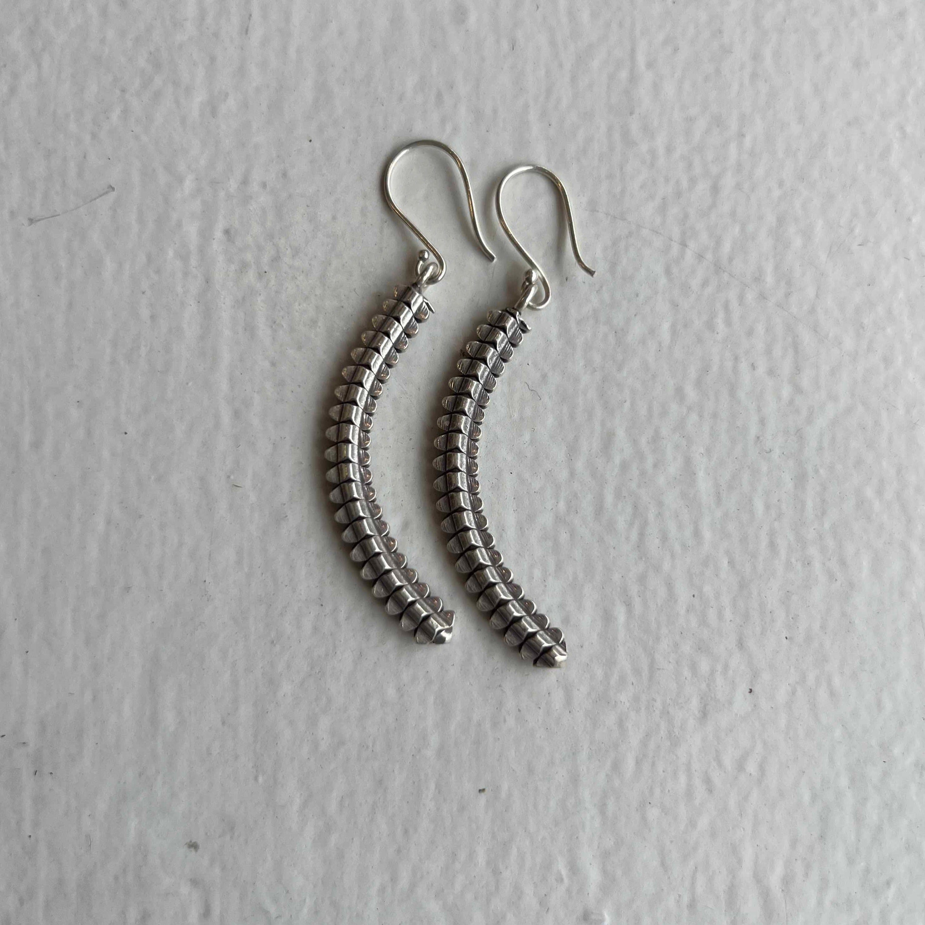 Scarlet Silver Earrings