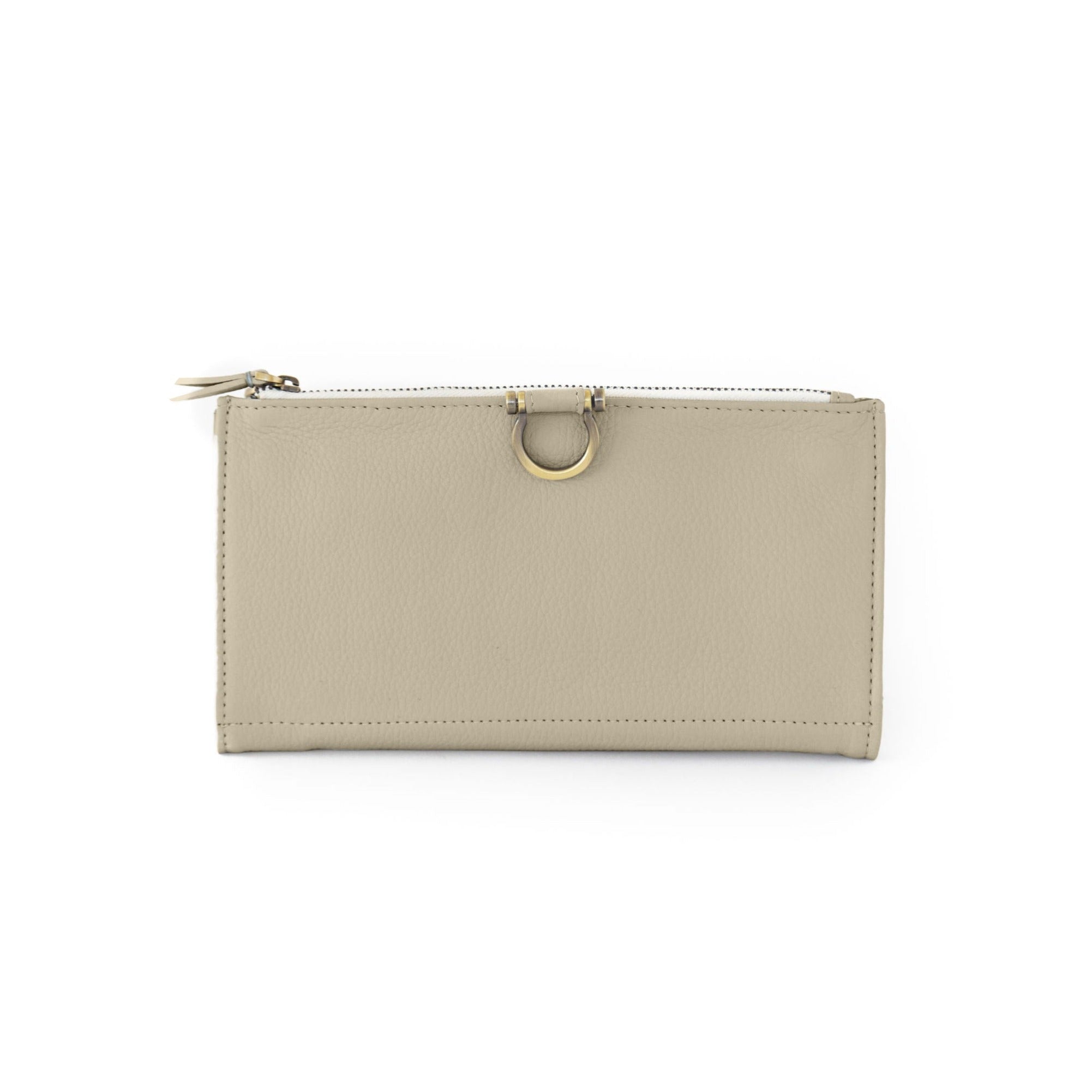 Parker Deluxe Wristlet - Khaki Oil Leather | Sapahn.