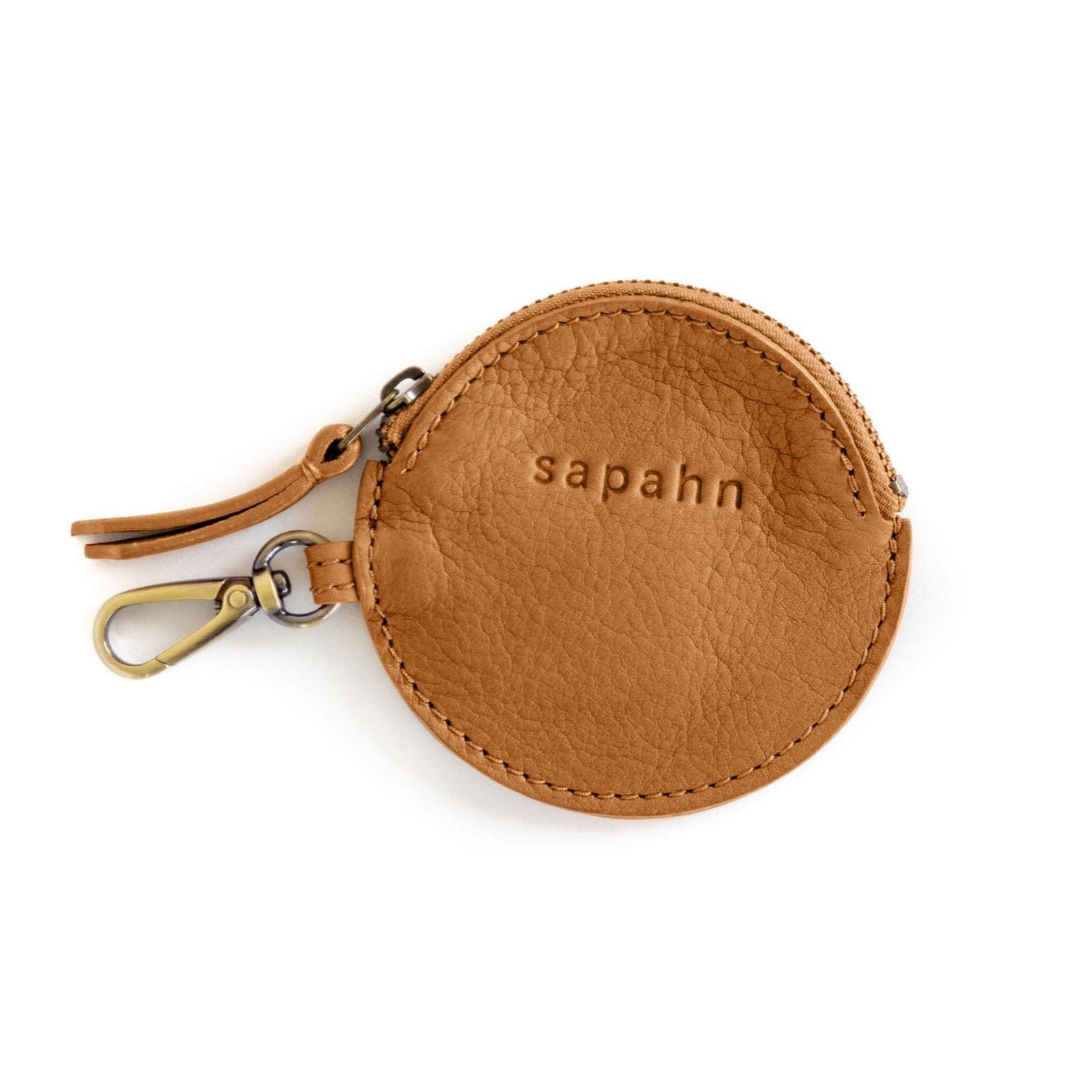 Rose Coin Purse - Whisky Raw Leather | Sapahn.