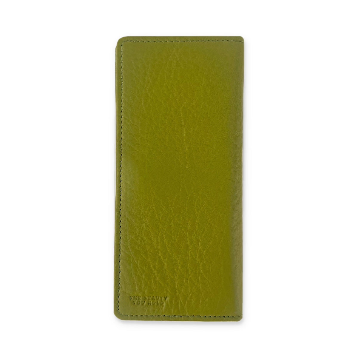 Sapahn Warren Wallet in Lime Oil Leather #Color_Lime Oil Leather