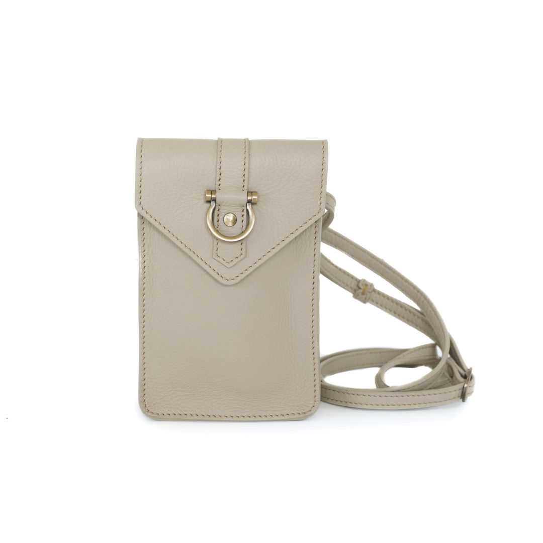 Grace Crossbody - Khaki Oil Leather | Sapahn.