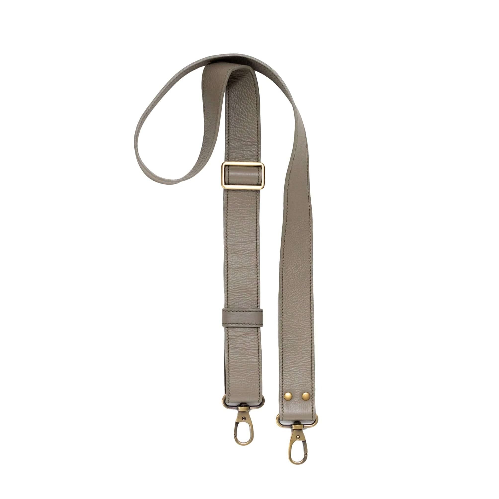 1.5 Inch Crossbody Strap - Putty Oil Leather | Sapahn.