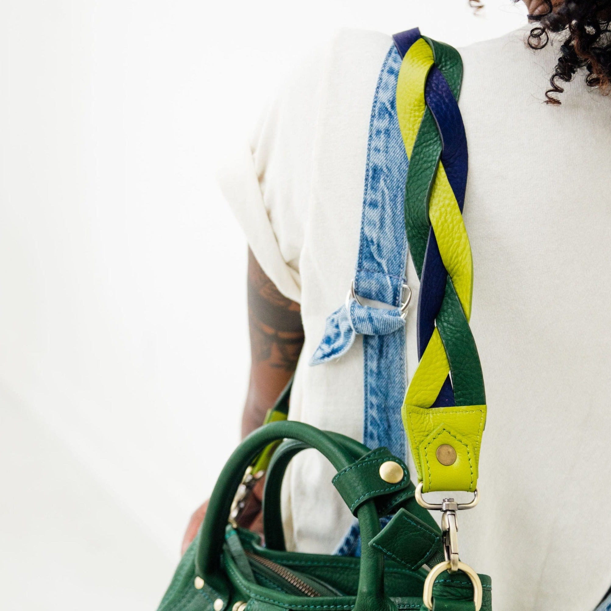 Iris Tri-Woven Shoulder Strap - | Sapahn.