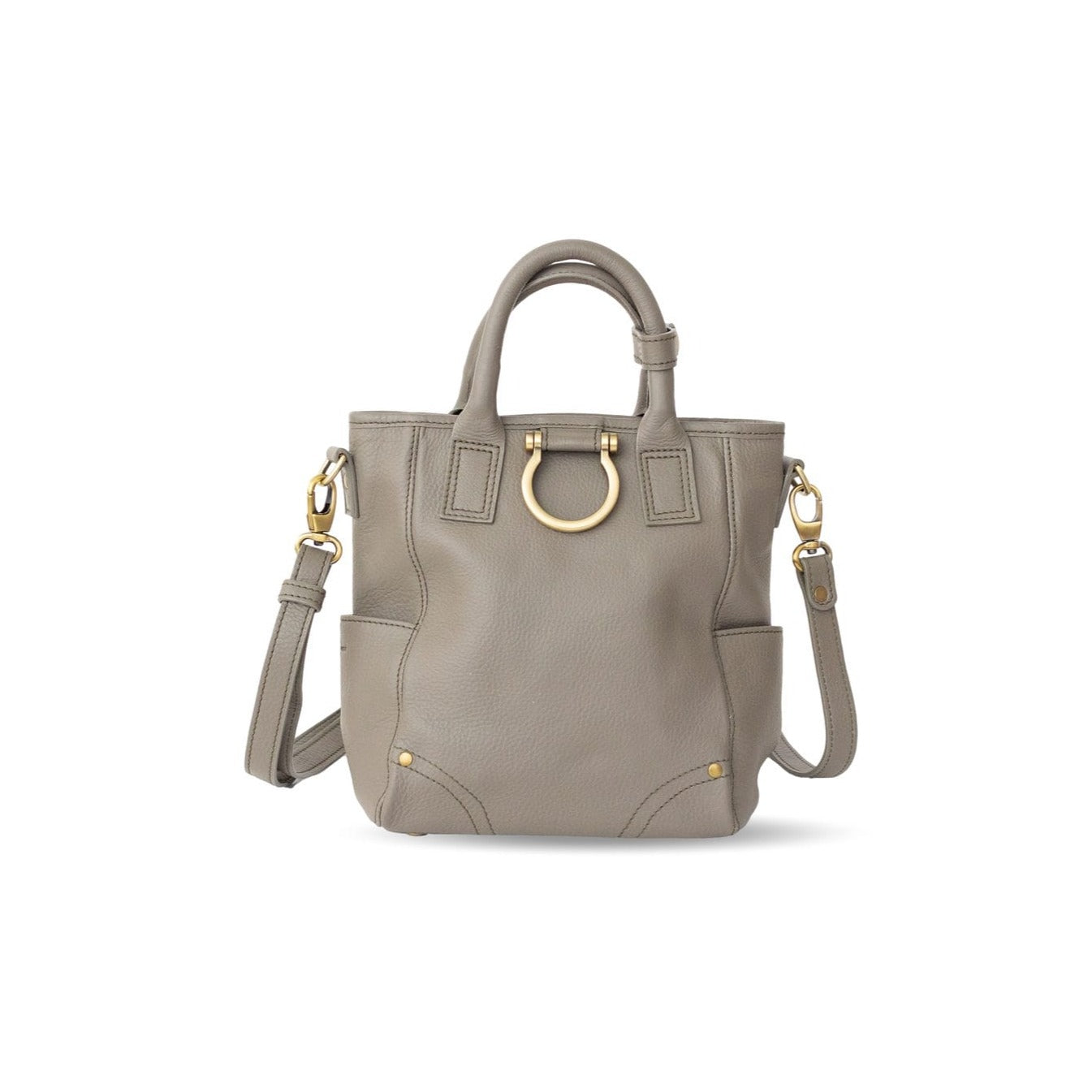 Chloe Mini Convertible Backpack and Crossbody - Putty Oil Leather | Sapahn.