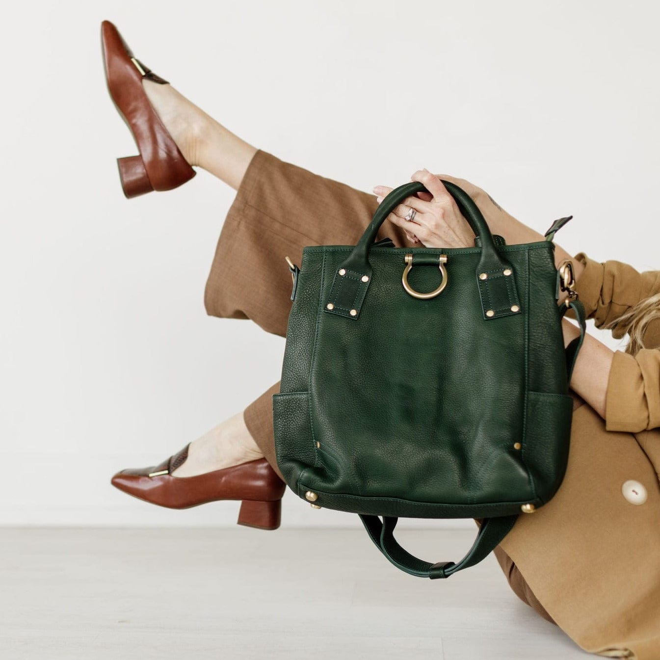 Chloe Convertible Backpack and Crossbody Bag - | Sapahn.