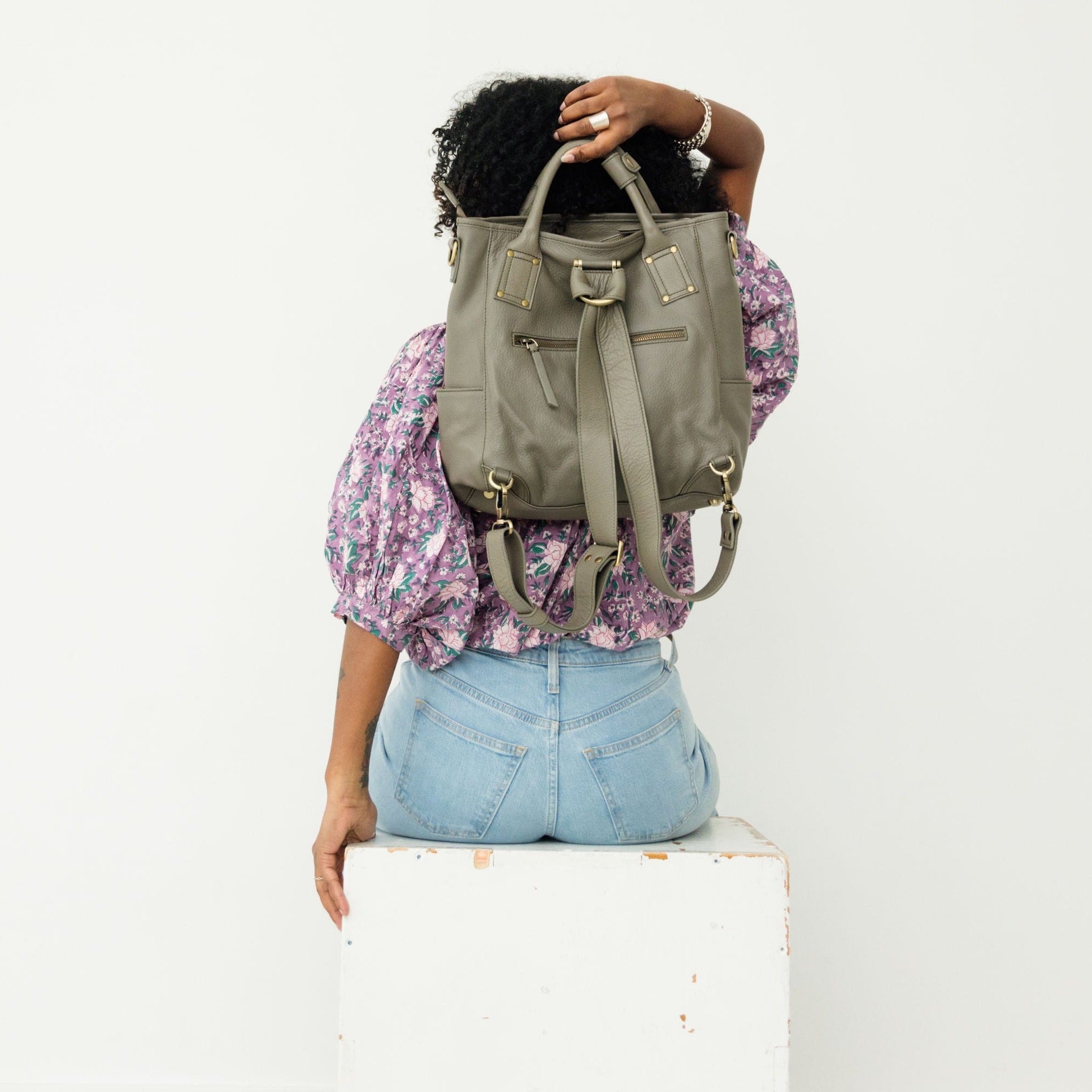 Chloe Convertible Backpack and Crossbody Bag - | Sapahn.