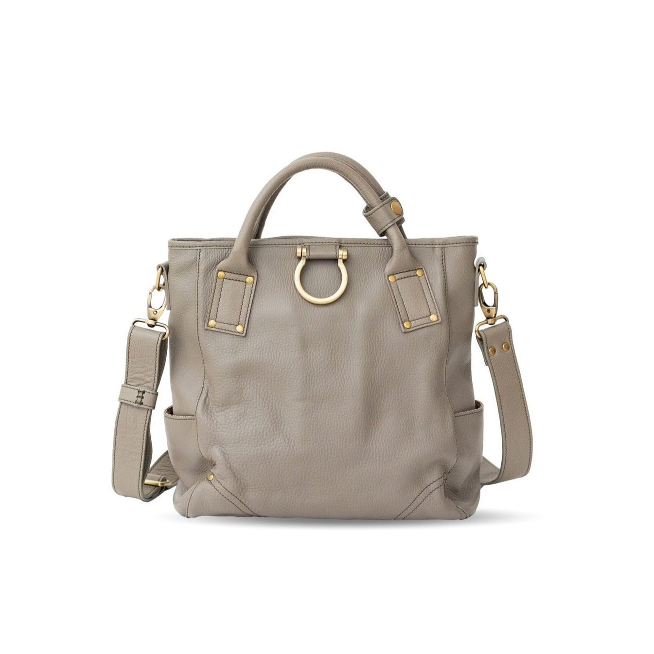 Chloe Convertible Backpack and Crossbody Bag - Putty Oil Leather | Sapahn.