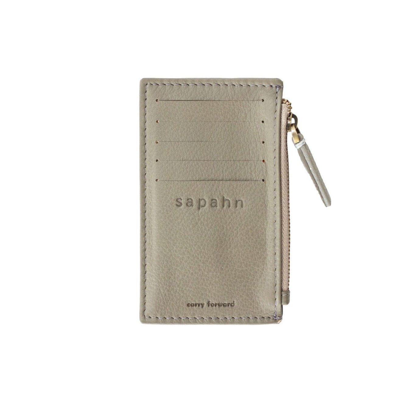 Emma Card Holder - Putty Oil Leather | Sapahn.