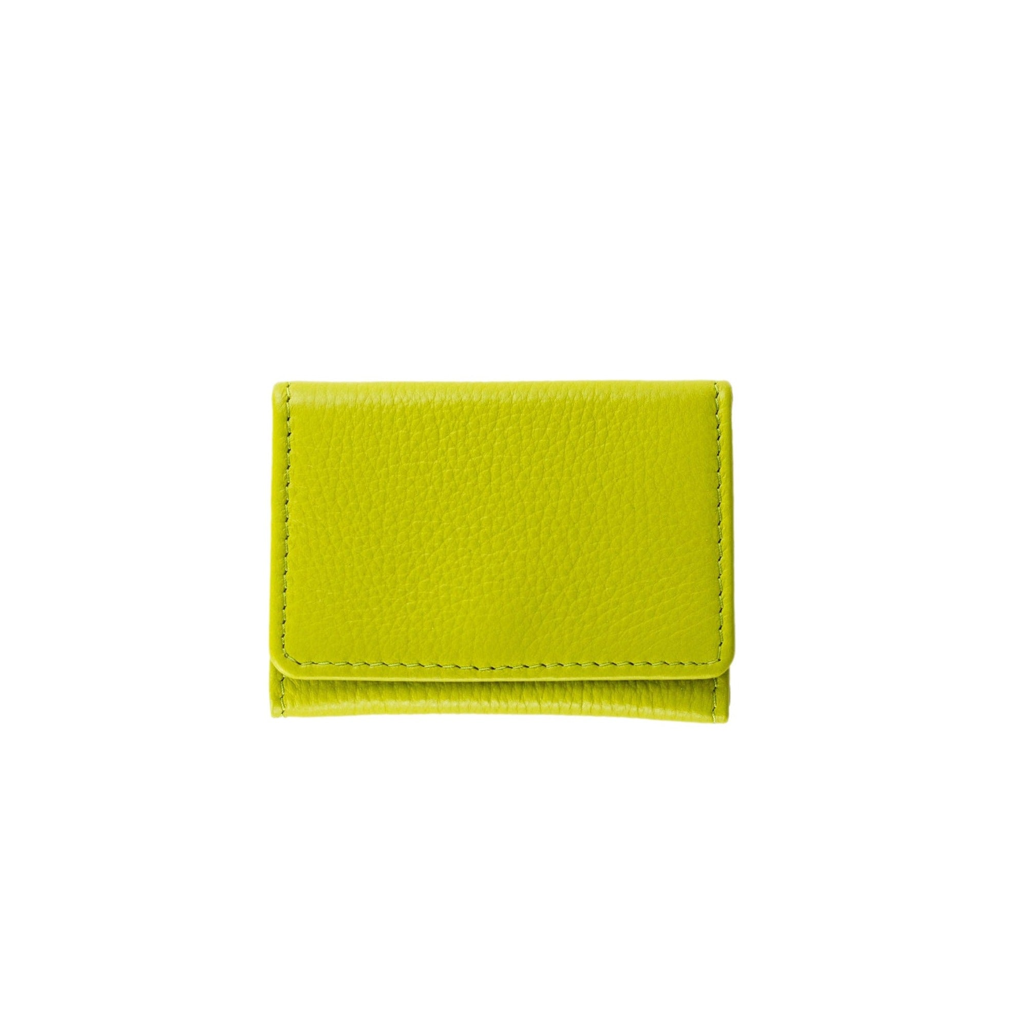 Fisher Card Holder - Lime Oil Leather | Sapahn.