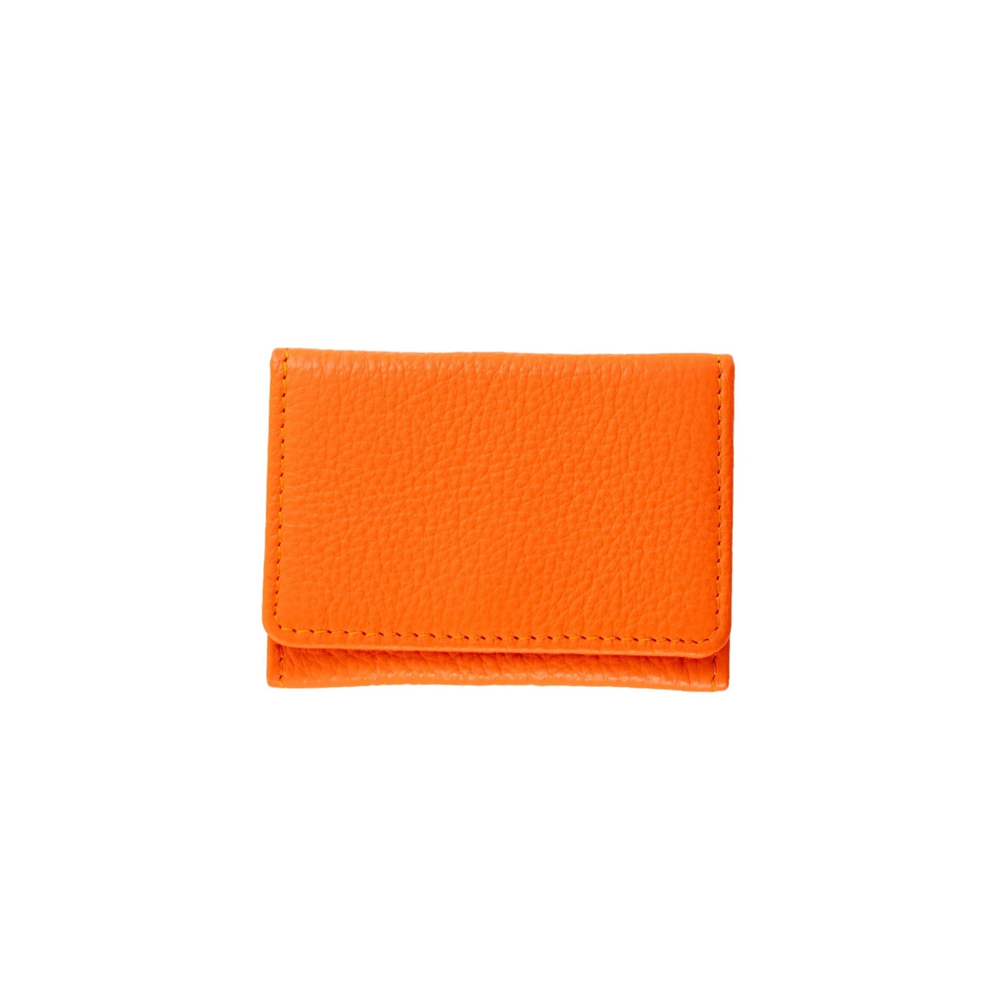 Fisher Card Holder - Orange Oil Leather | Sapahn.