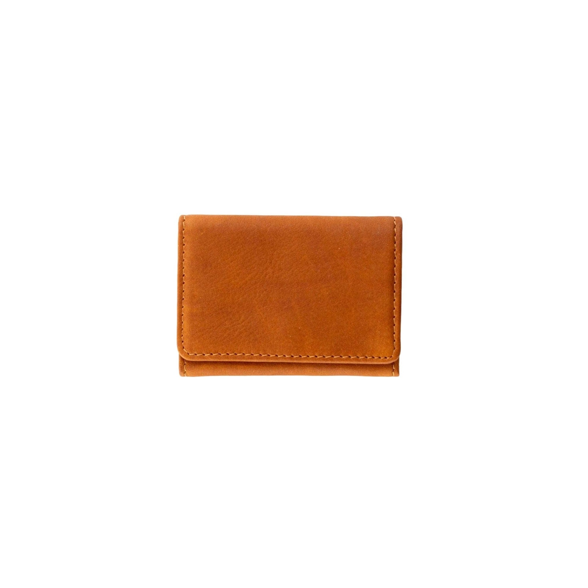 Fisher Card Holder - Whisky Raw Leather | Sapahn.