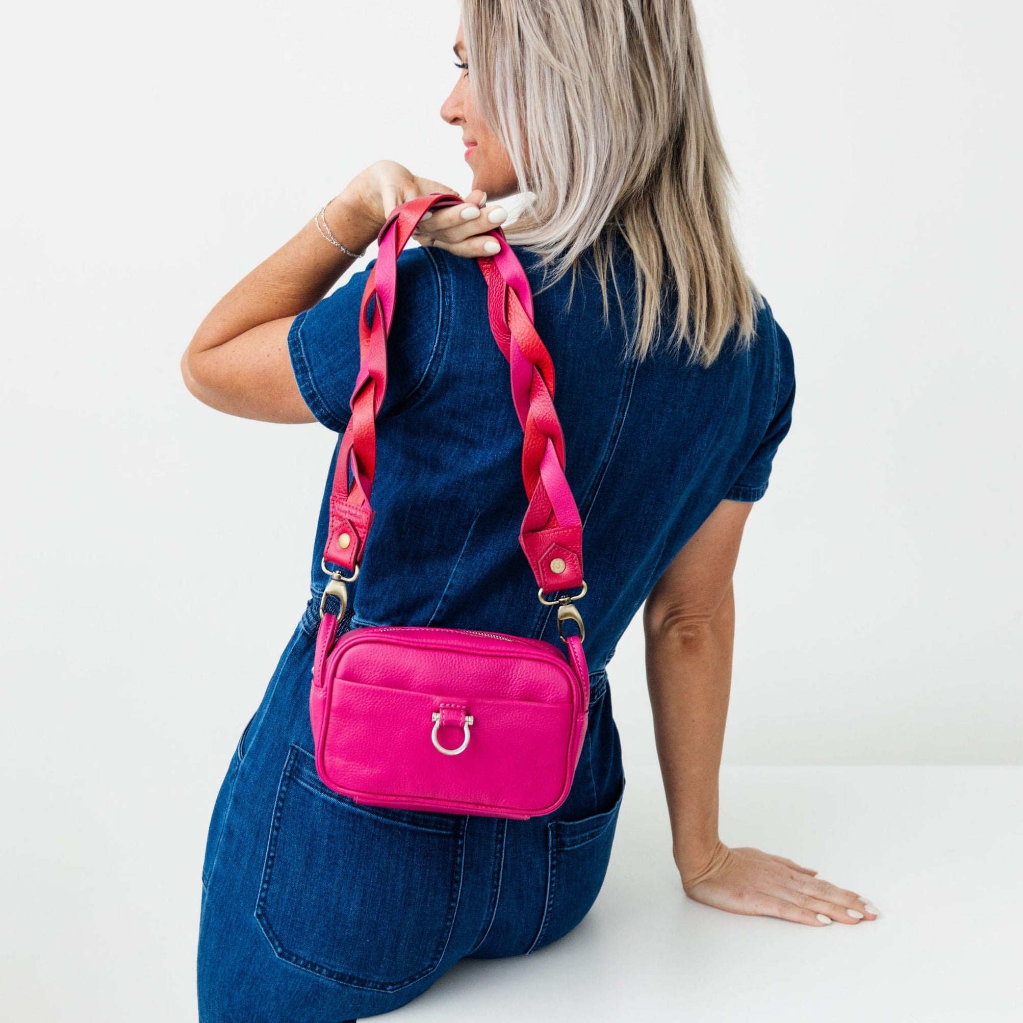 Iris Tri-Woven Shoulder Strap - | Sapahn.