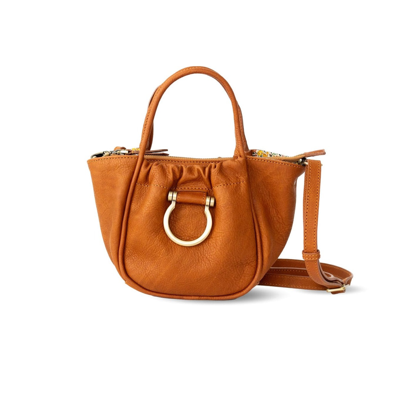 Lily Crossbody - Whisky Raw Leather | Sapahn.