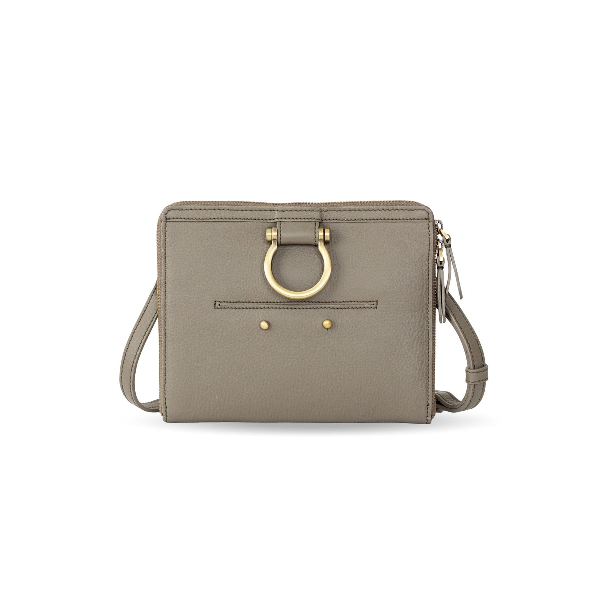 M Mini Crossbody - Putty Oil Leather | Sapahn.