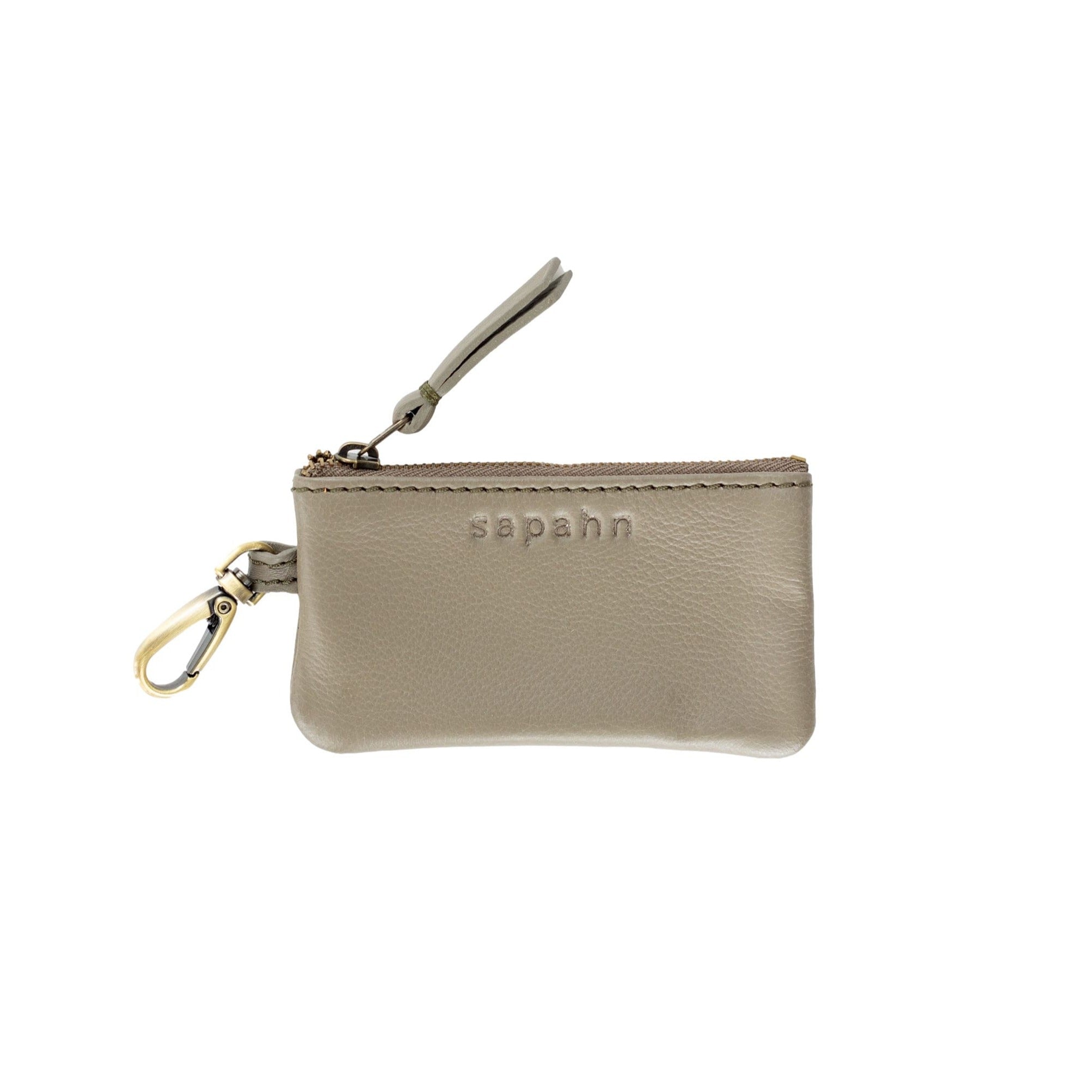 Mildred Card Holder - Putty Oil Leather | Sapahn.