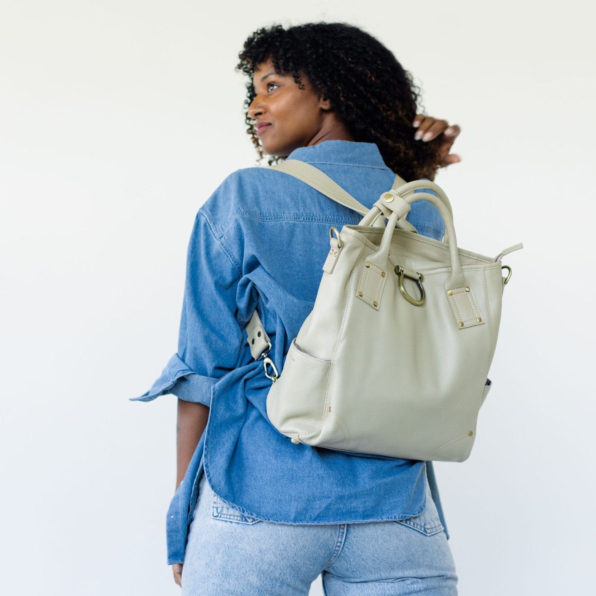 Chloe Convertible Backpack and Crossbody Bag - | Sapahn.
