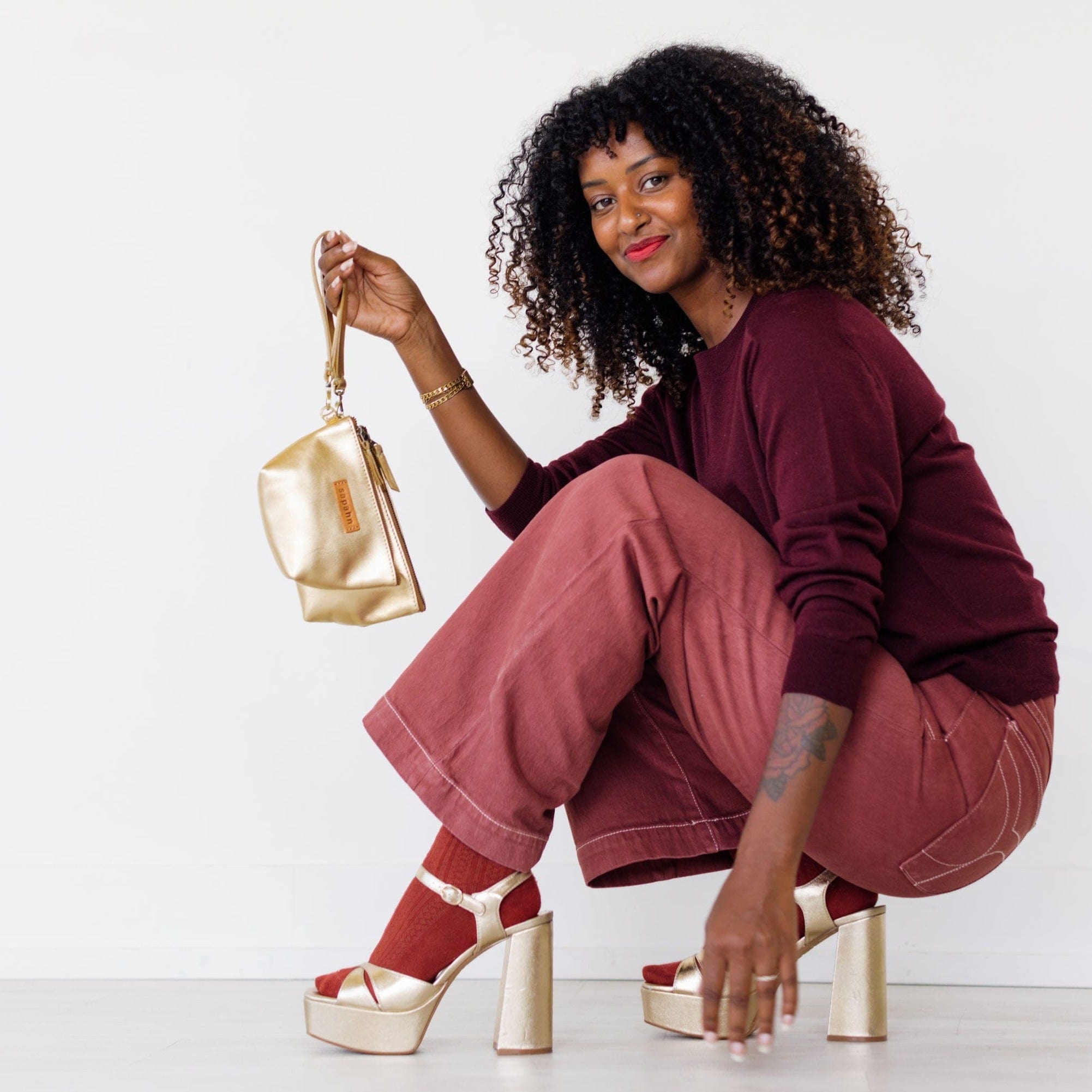 Joslyn Mini Pouch - | Sapahn.