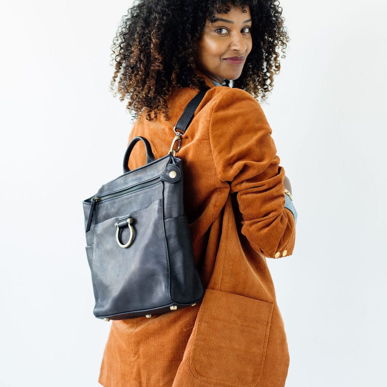 Natasha Mini Convertible Backpack and Crossbody Bag - | Sapahn.