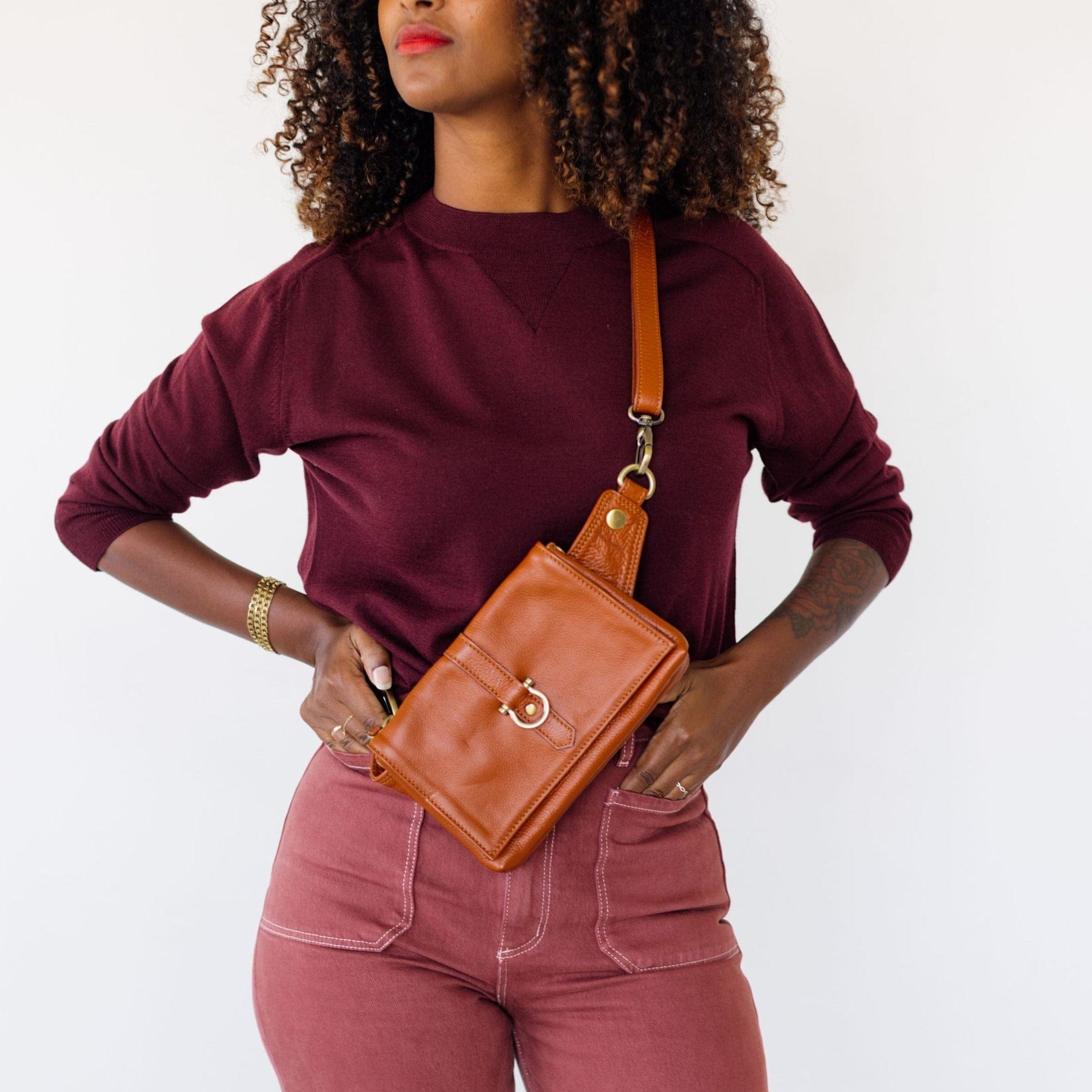 Sarah Ann Crossbody Belt Bag - | Sapahn.