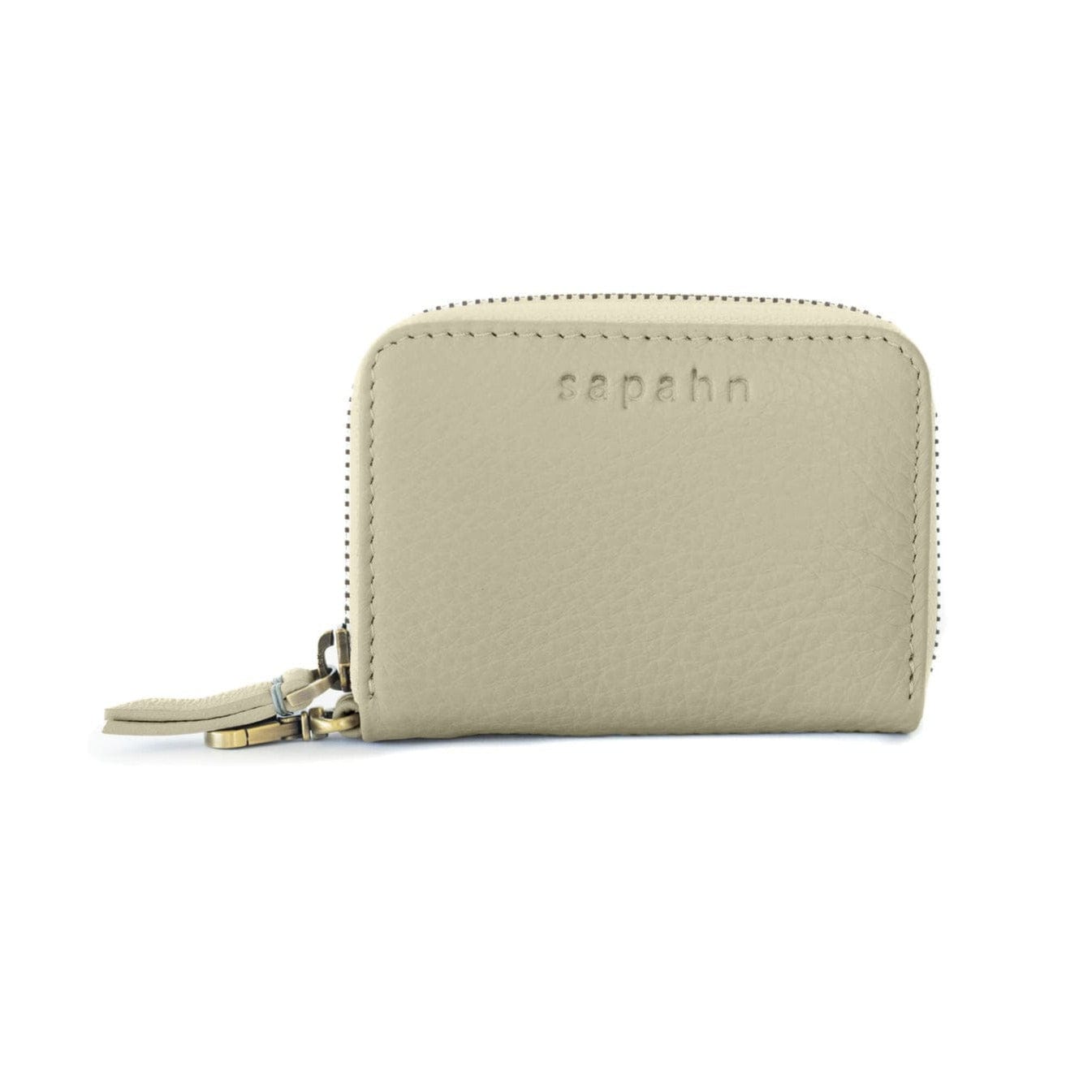 Morrison Accordion Card Holder - Khaki Oil Leather | Sapahn.