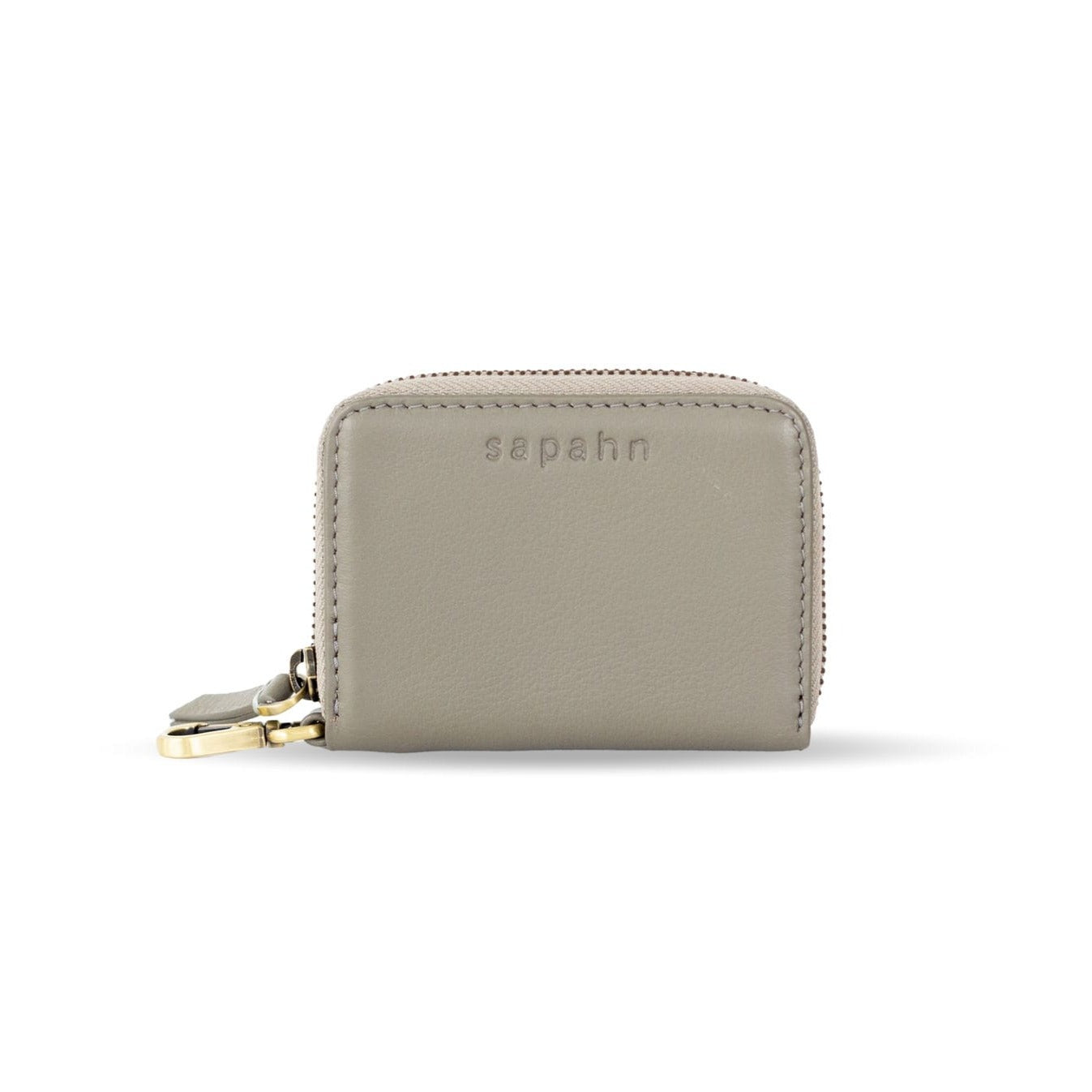 Morrison Accordion Card Holder - Putty Oil Leather | Sapahn.