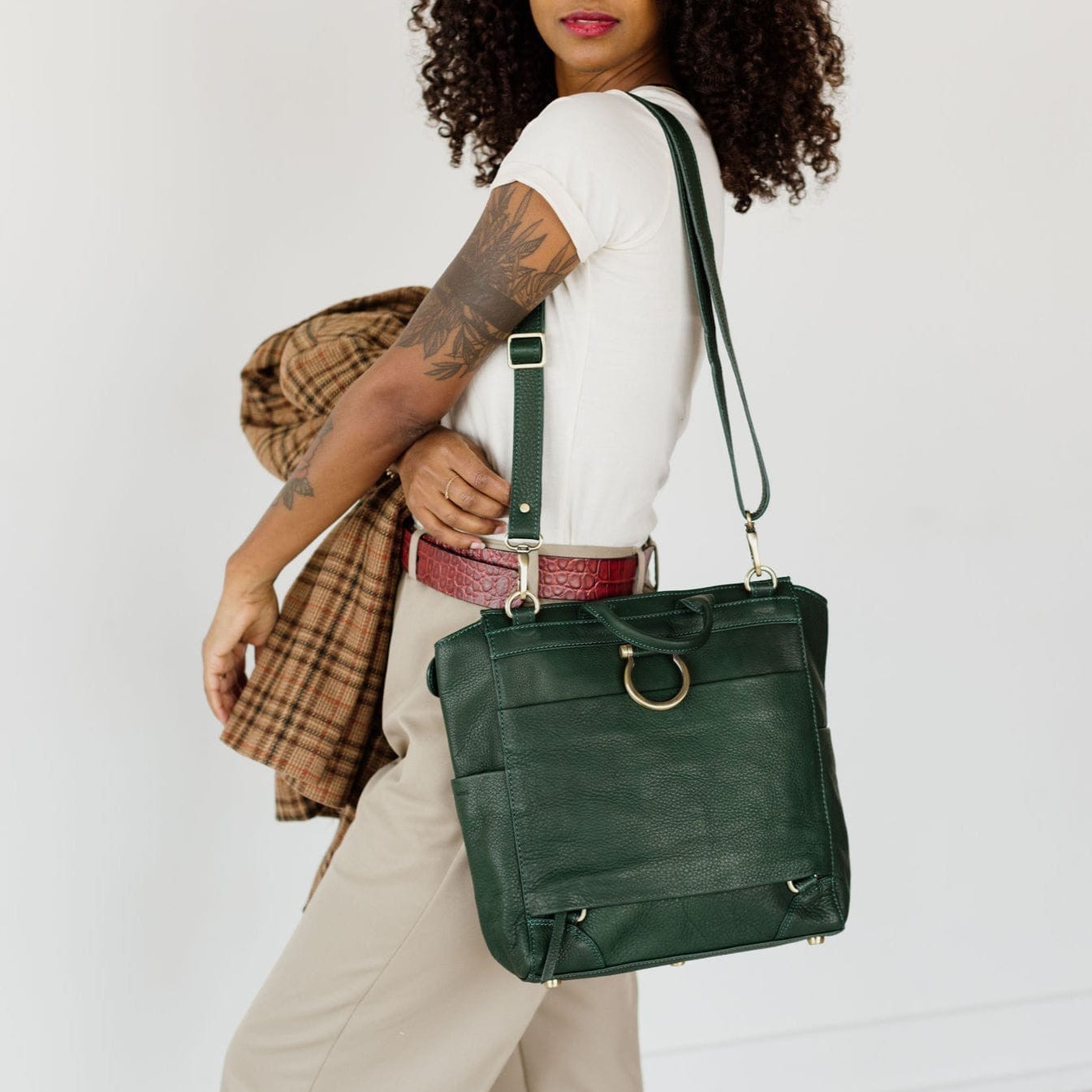 Natasha Mini Convertible Backpack and Crossbody Bag - | Sapahn.