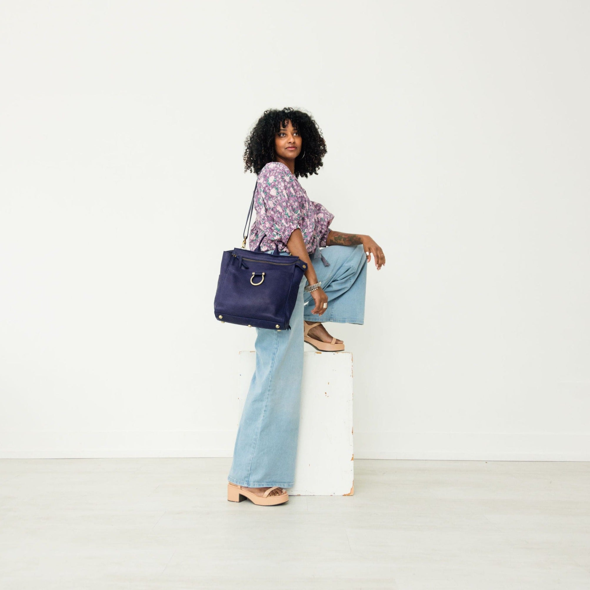 Natasha Mini Convertible Backpack and Crossbody Bag - | Sapahn.