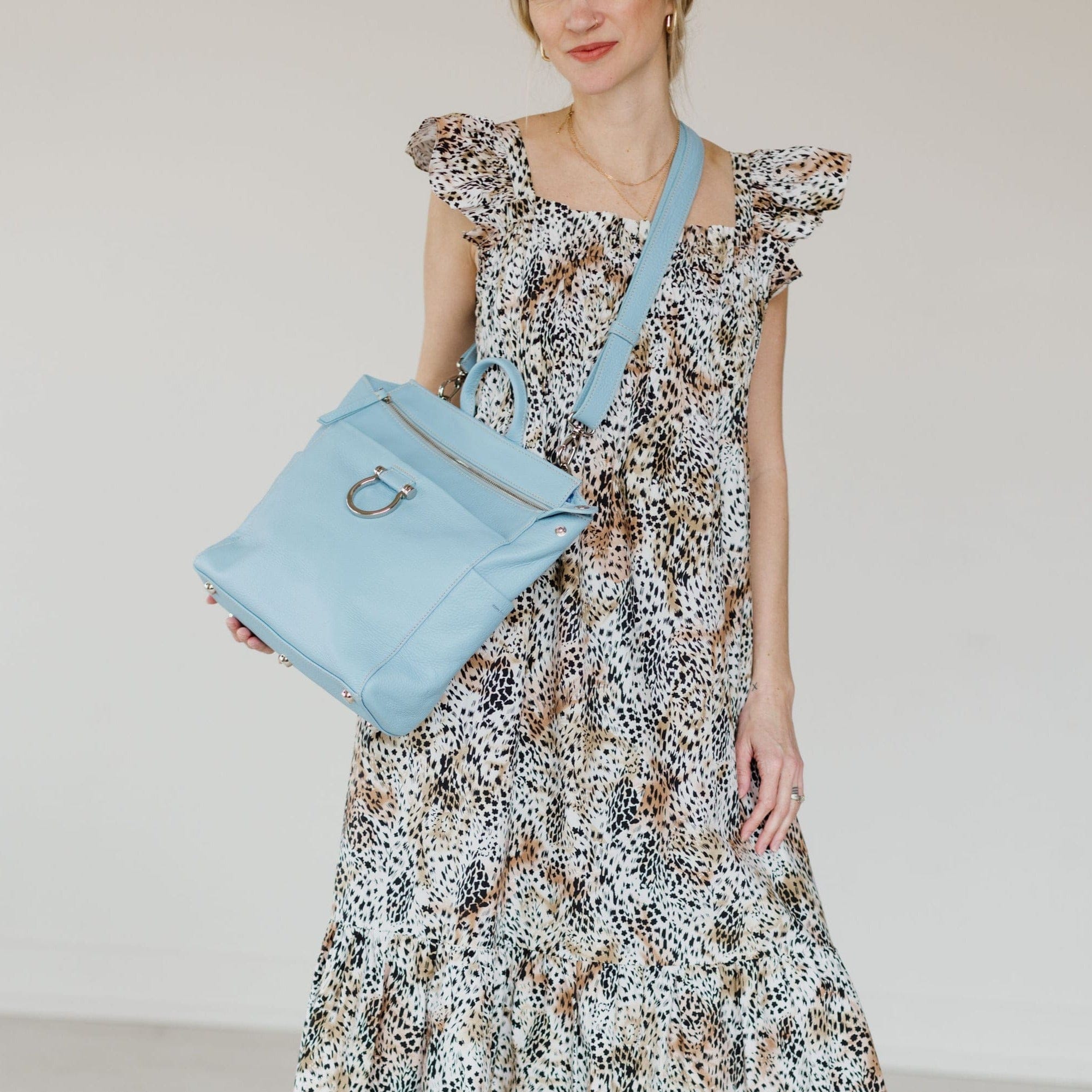 Natasha Mini Convertible Backpack and Crossbody Bag - | Sapahn.