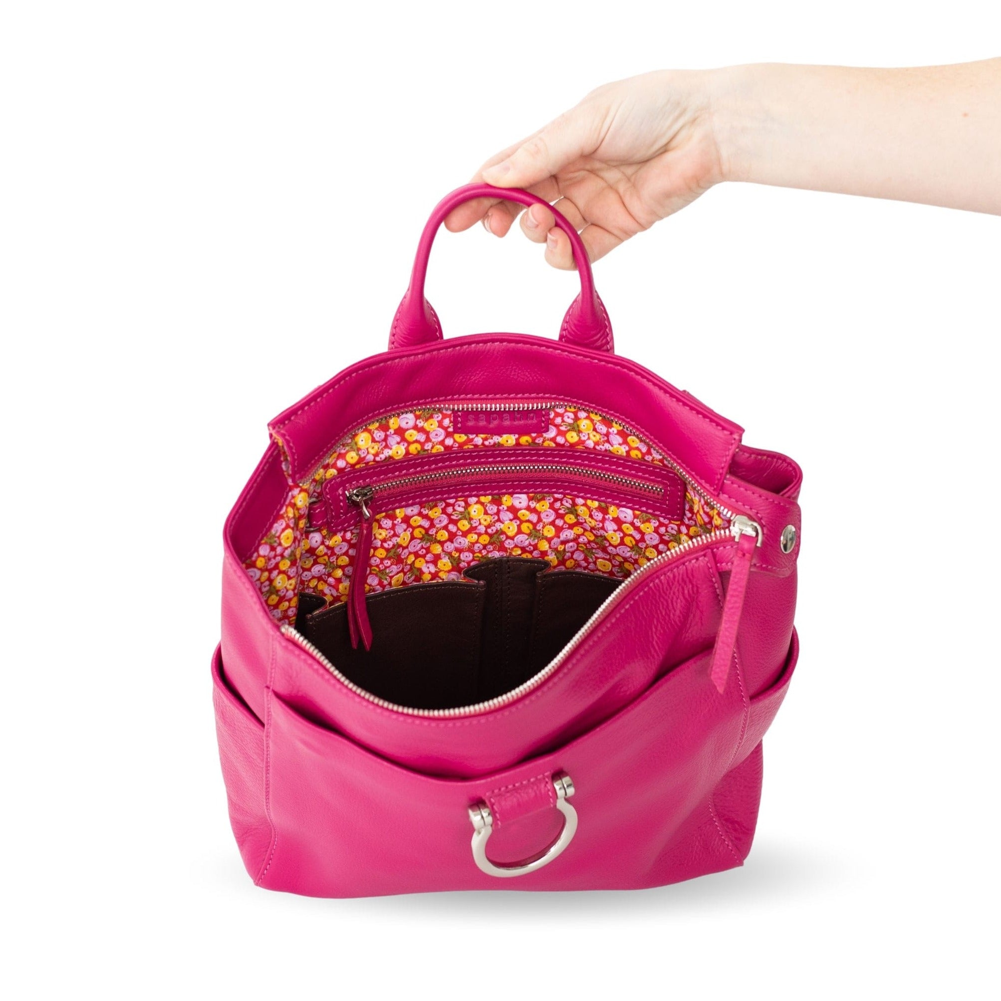 Natasha Mini Convertible Backpack and Crossbody Bag - | Sapahn.