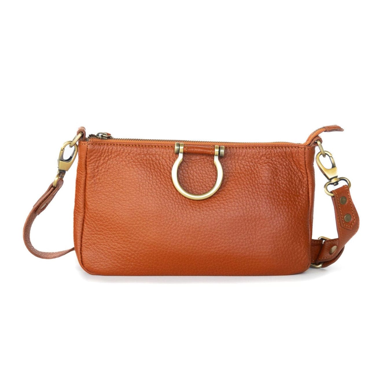 Ada Crossbody - Chestnut Oil Leather | Sapahn.