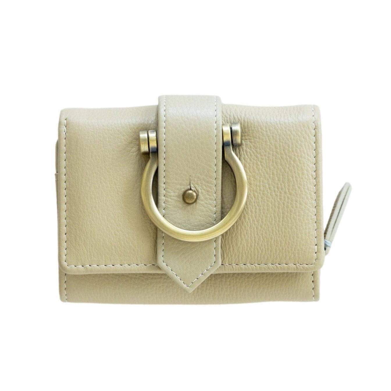 Felix Crossbody Wallet - Khaki Oil Leather | Sapahn.