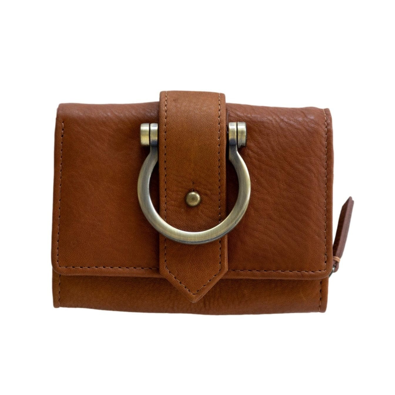 Felix Crossbody Wallet - Whisky Raw Leather | Sapahn.