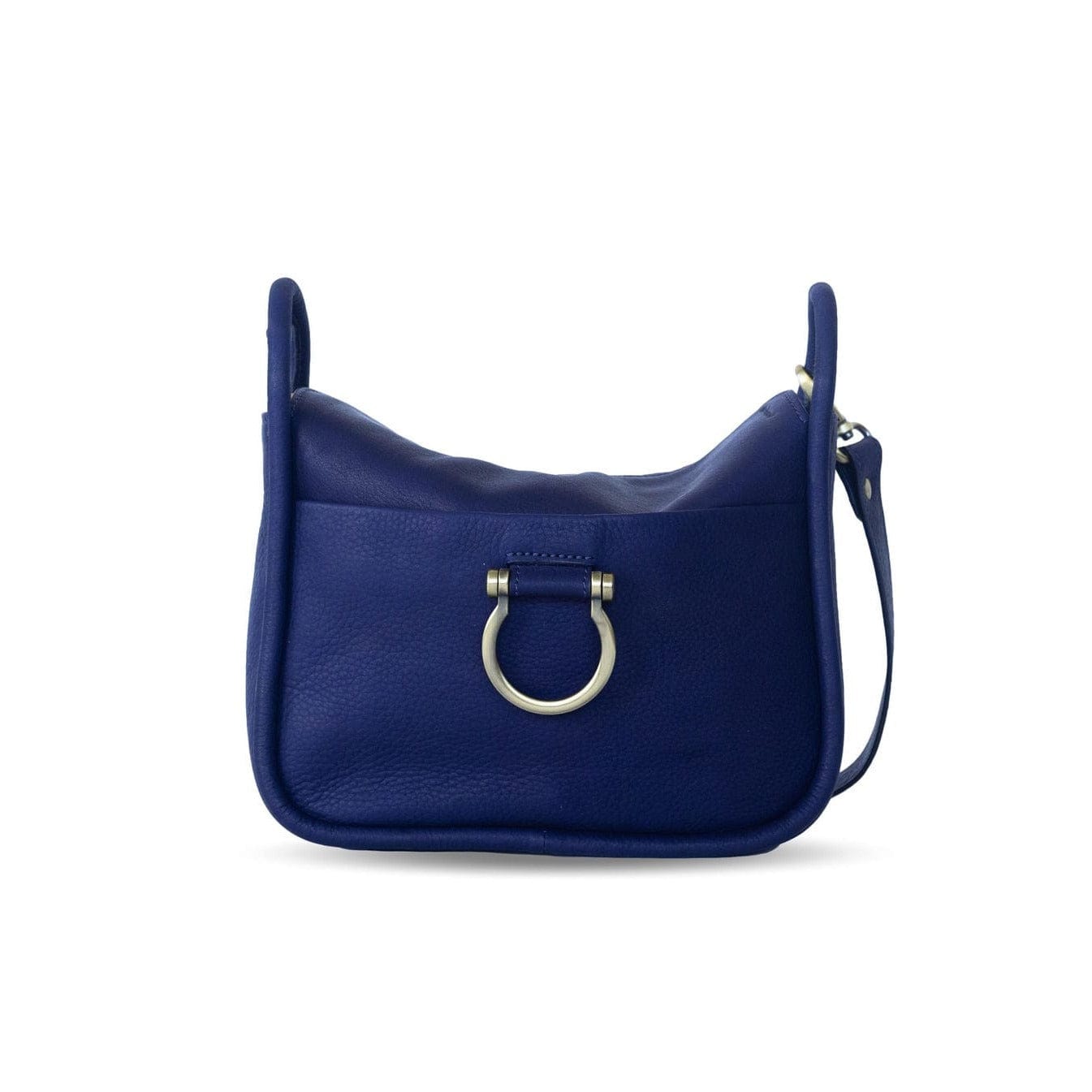 Frida Shoulder Bag - Navy Raw Leather | Sapahn.
