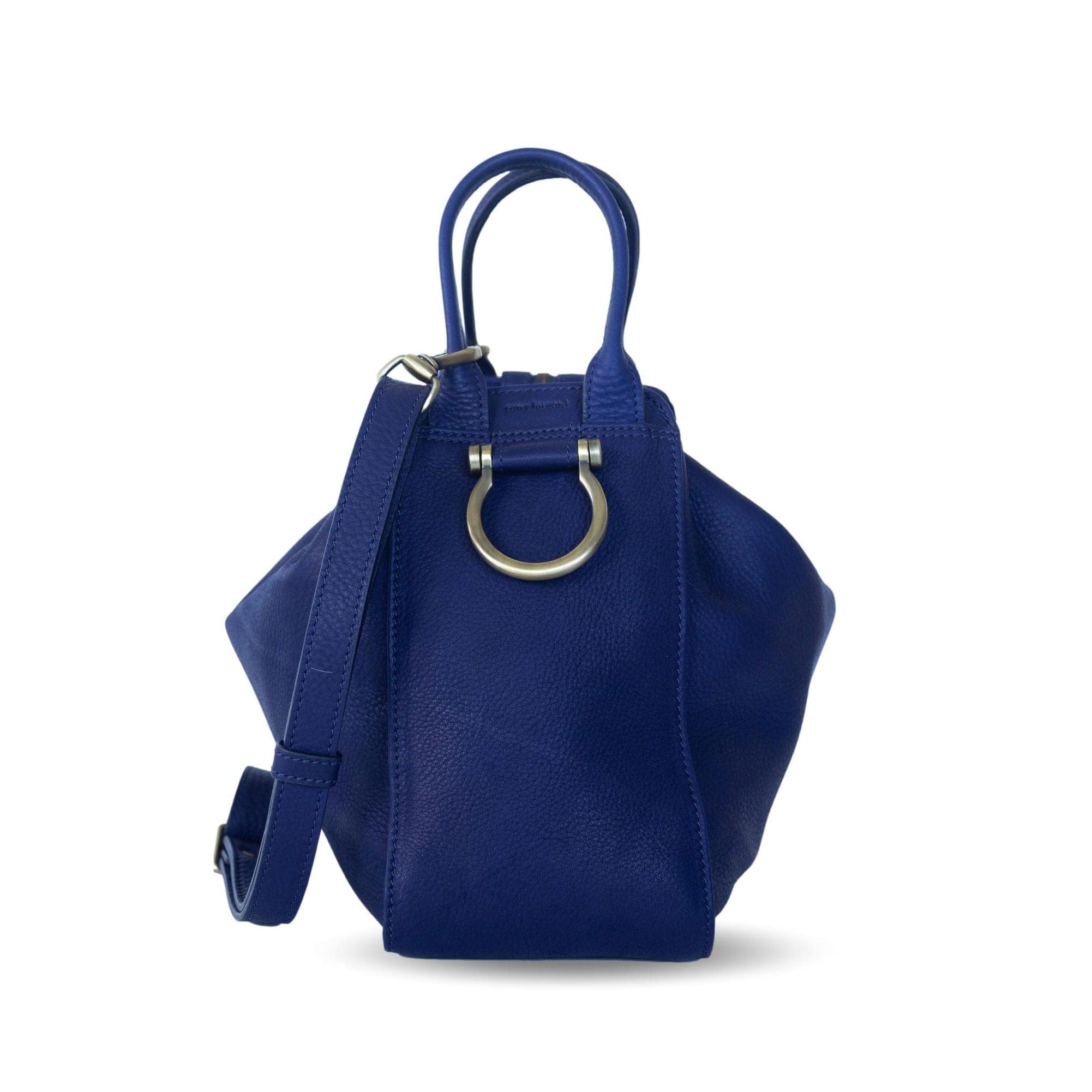 Glennon Crossbody - Navy Raw Leather | Sapahn.