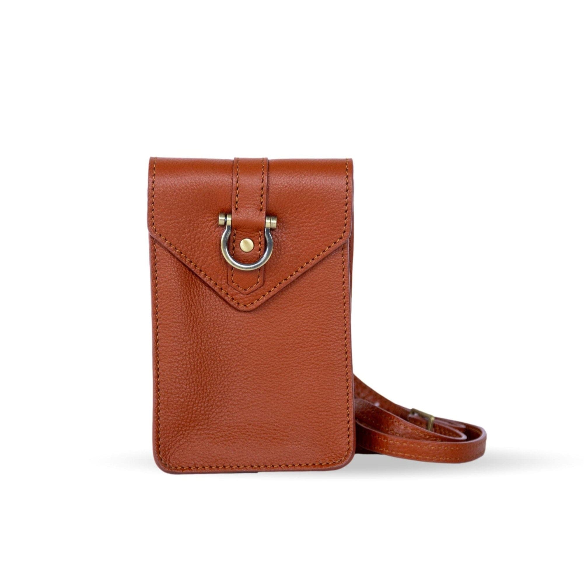 Grace Crossbody - Chestnut Oil Leather | Sapahn.