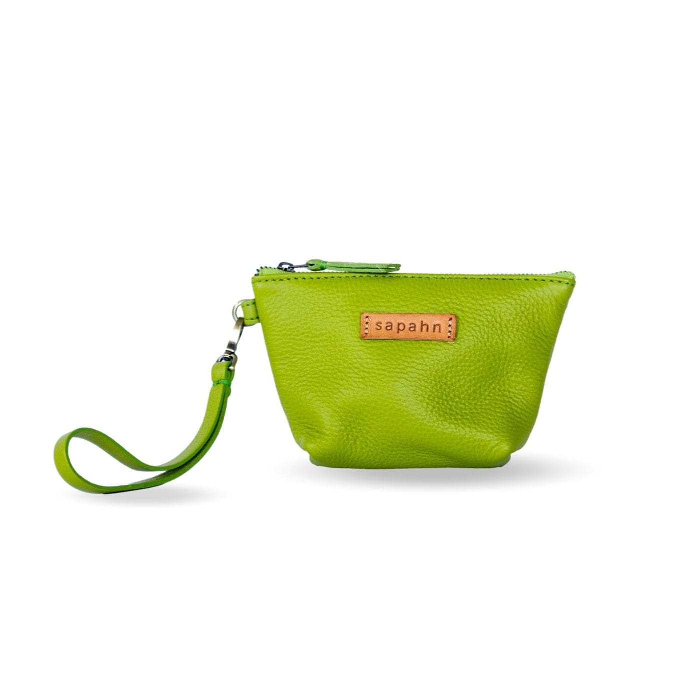 Joslyn Mini Pouch - Lime Oil Leather | Sapahn.