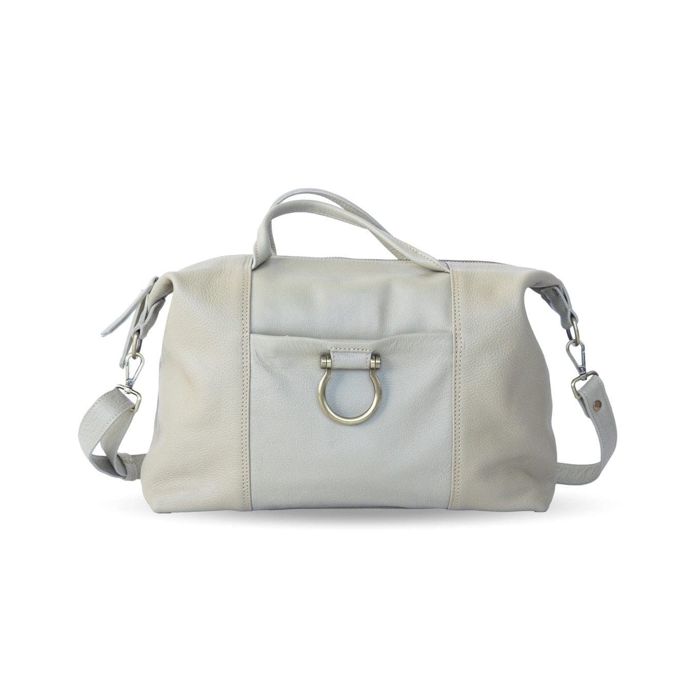 Linda Jean Handbag - Khaki Oil Leather | Sapahn.