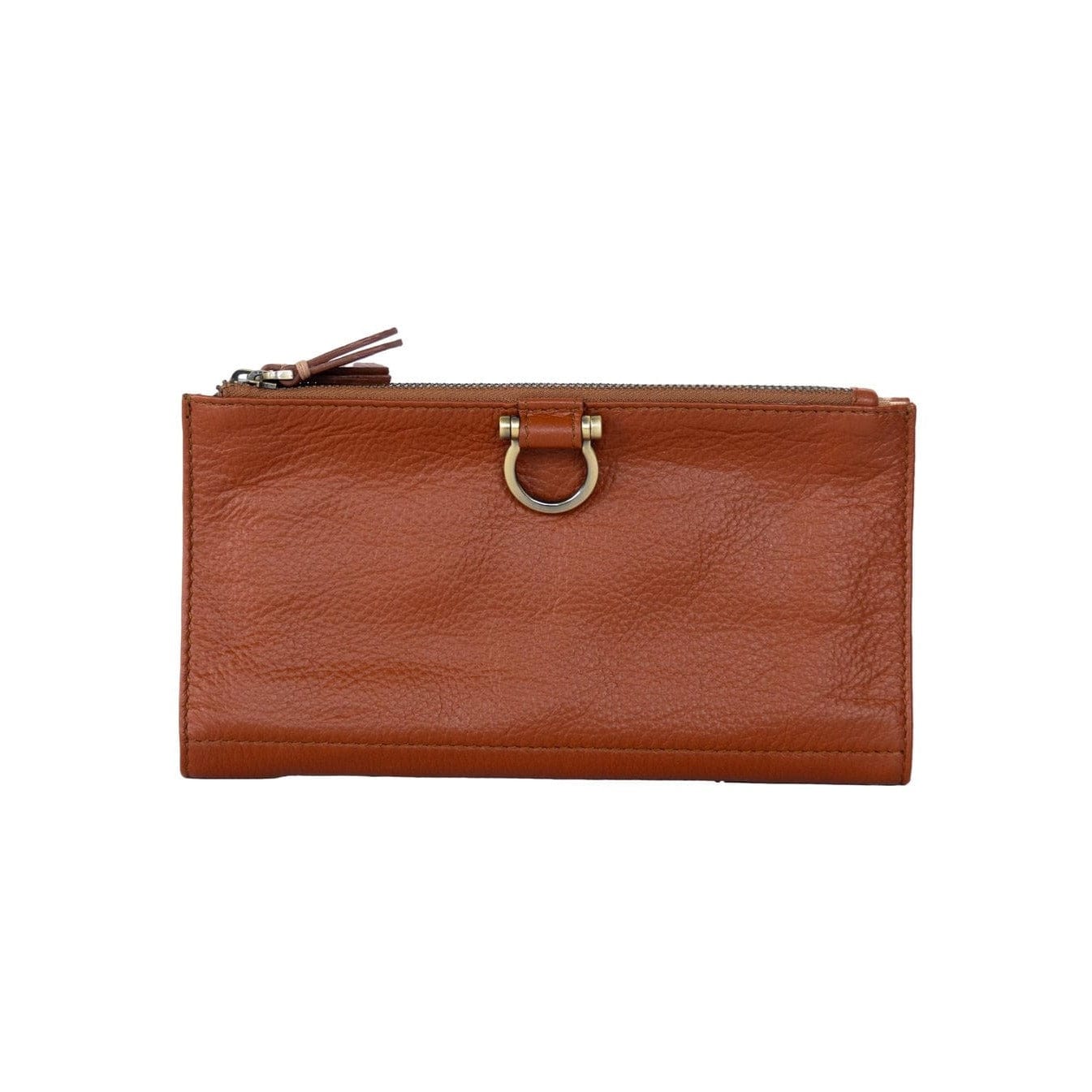Parker Deluxe Wristlet - Chestnut Oil Leather | Sapahn.