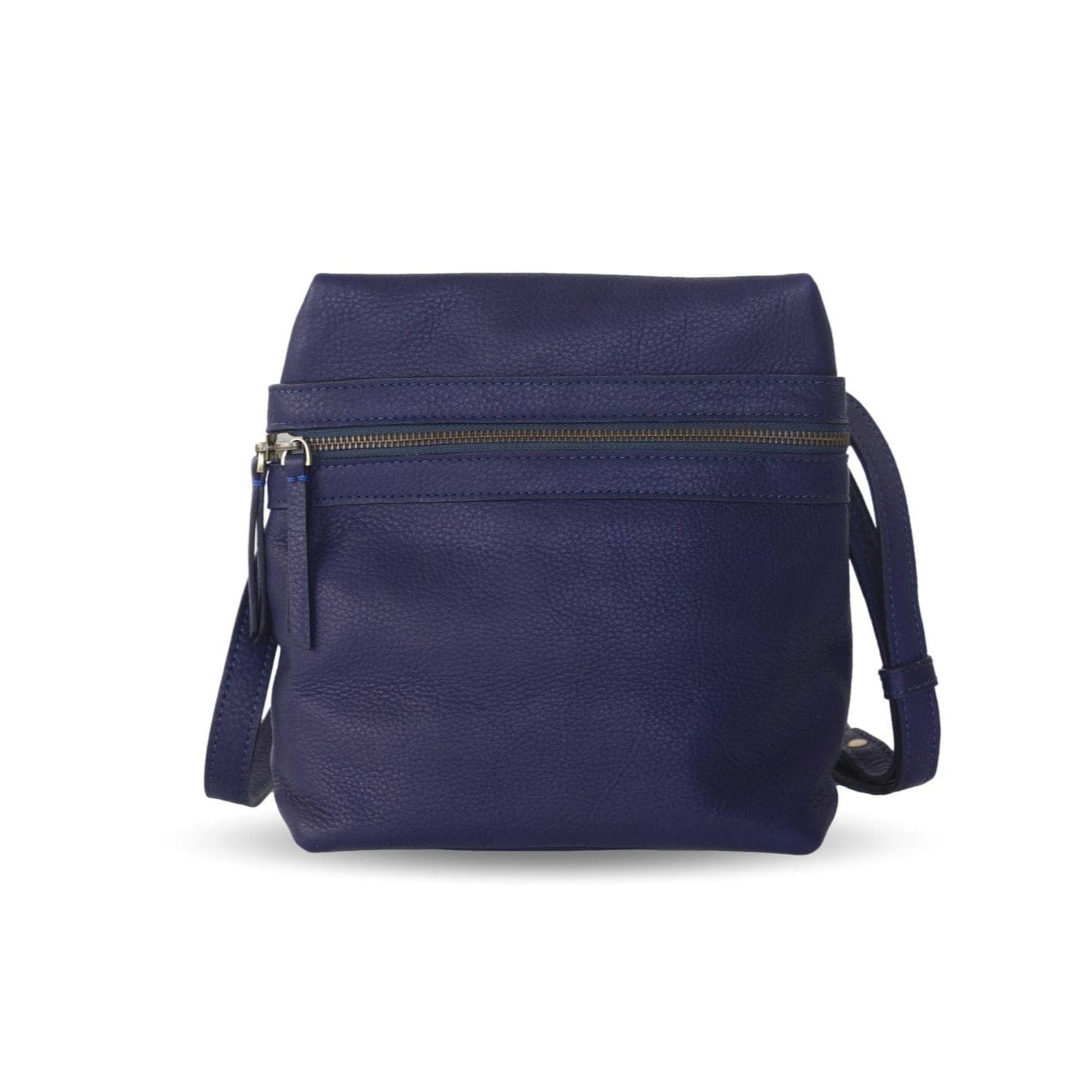 Pepper Convertible Backpack and Crossbody Bag - Navy Raw Leather | Sapahn.
