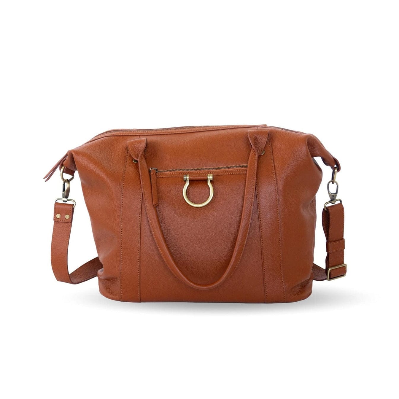 So Honey Weekender - Chestnut Oil Leather | Sapahn.