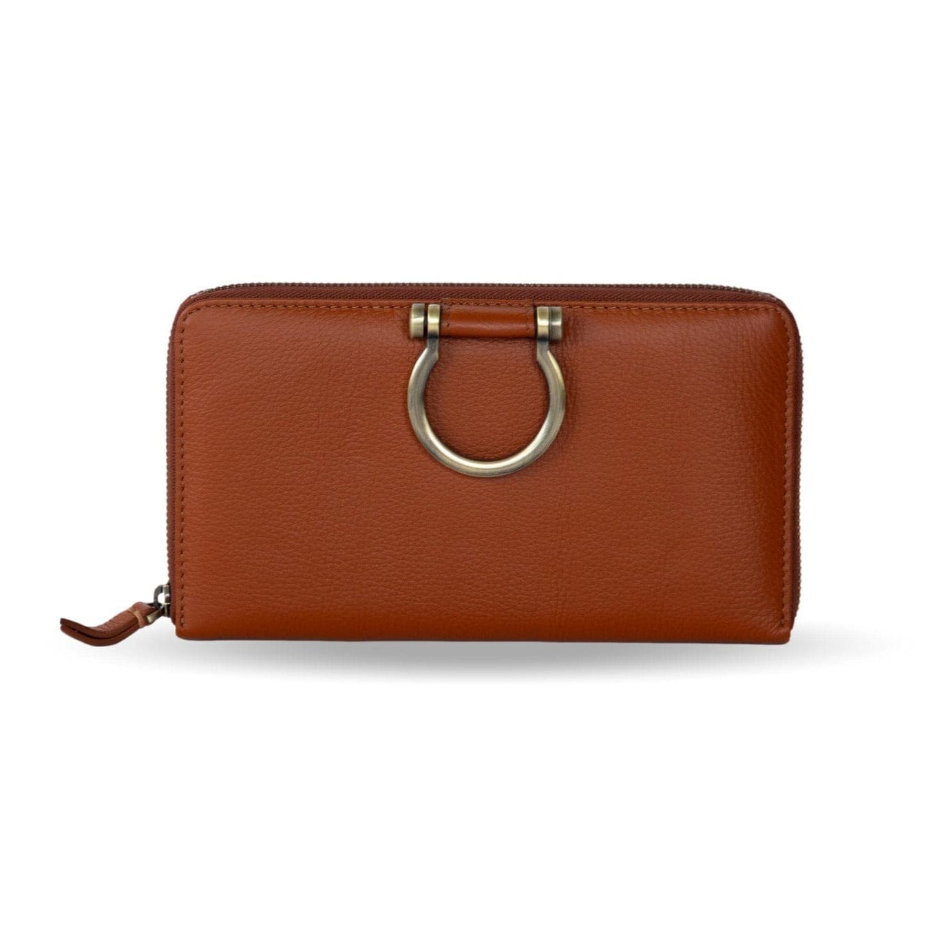 Winnie Jo XL Wallet and Crossbody - Chestnut Oil Leather | Sapahn.