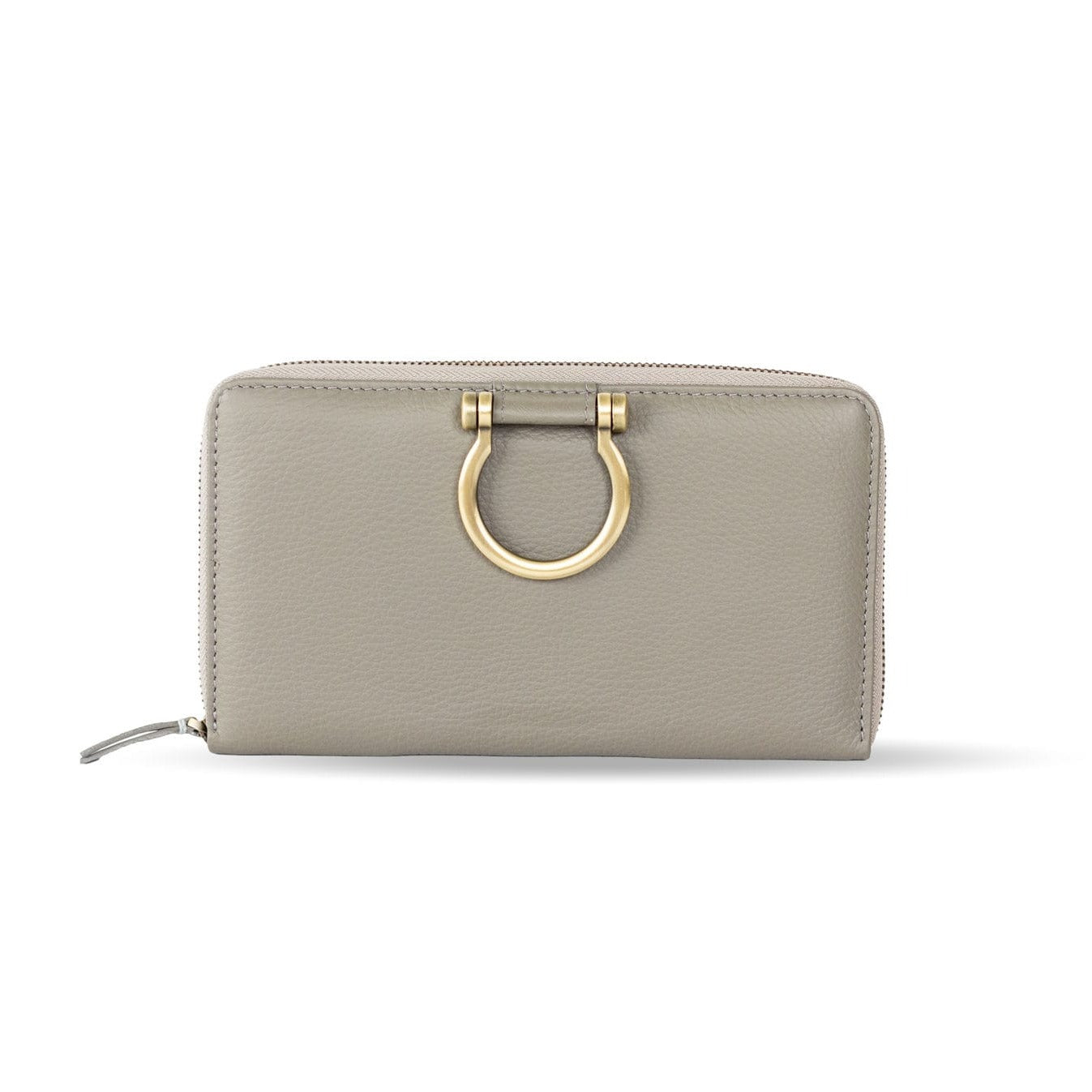 Winnie Jo XL Wallet and Crossbody - Putty Oil Leather | Sapahn.