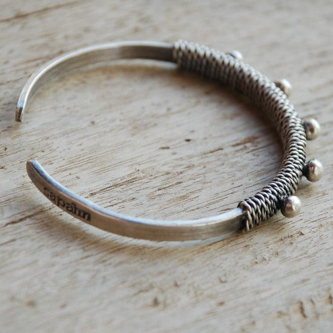 Madrid Silver Cuff -  | Sapahn.