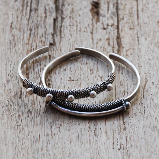 Madrid Silver Cuff -  | Sapahn.