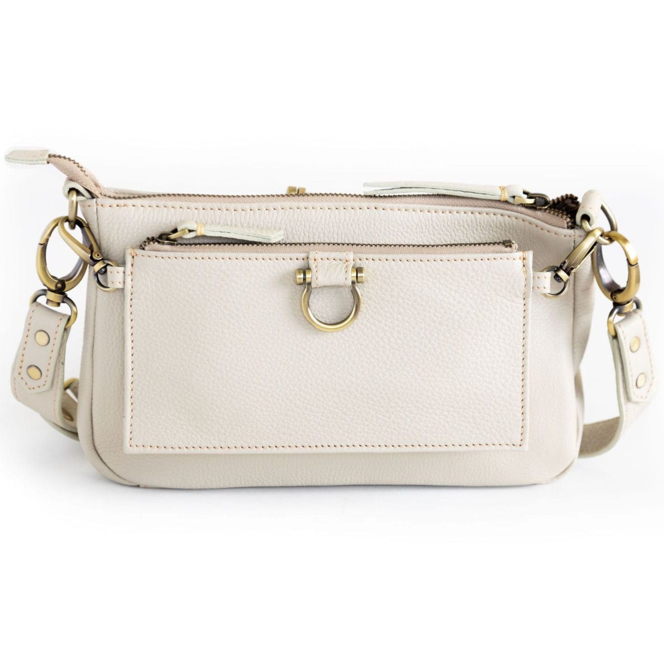 AE Crossbody Wristlet Wallet - Smoke Oil Leather | Sapahn.