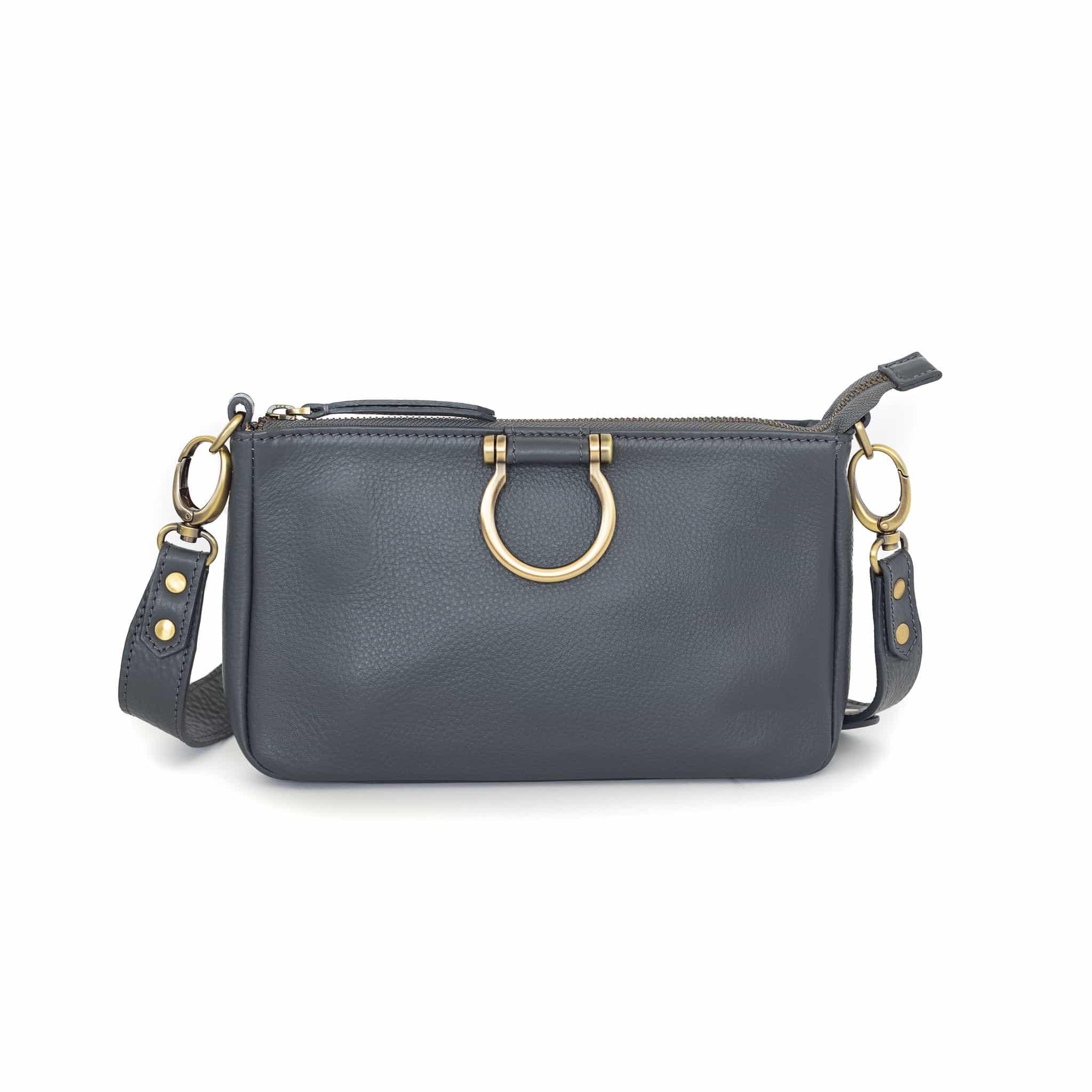 Ada Crossbody - Stone Oil Leather | Sapahn.
