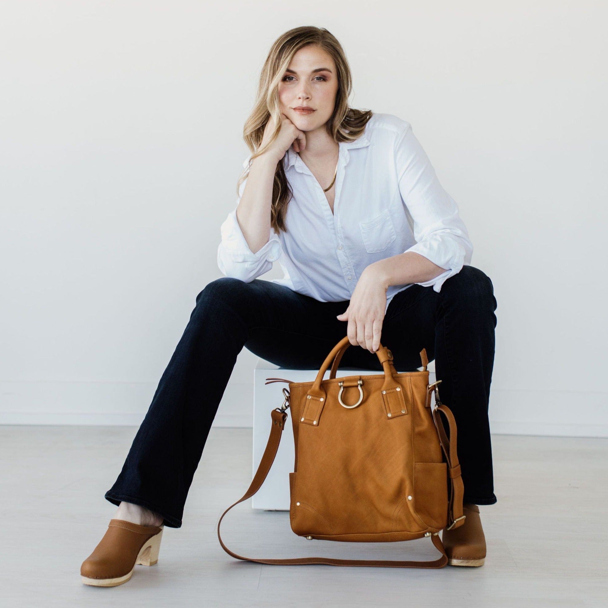 Chloe Convertible Backpack and Crossbody Bag - | Sapahn.