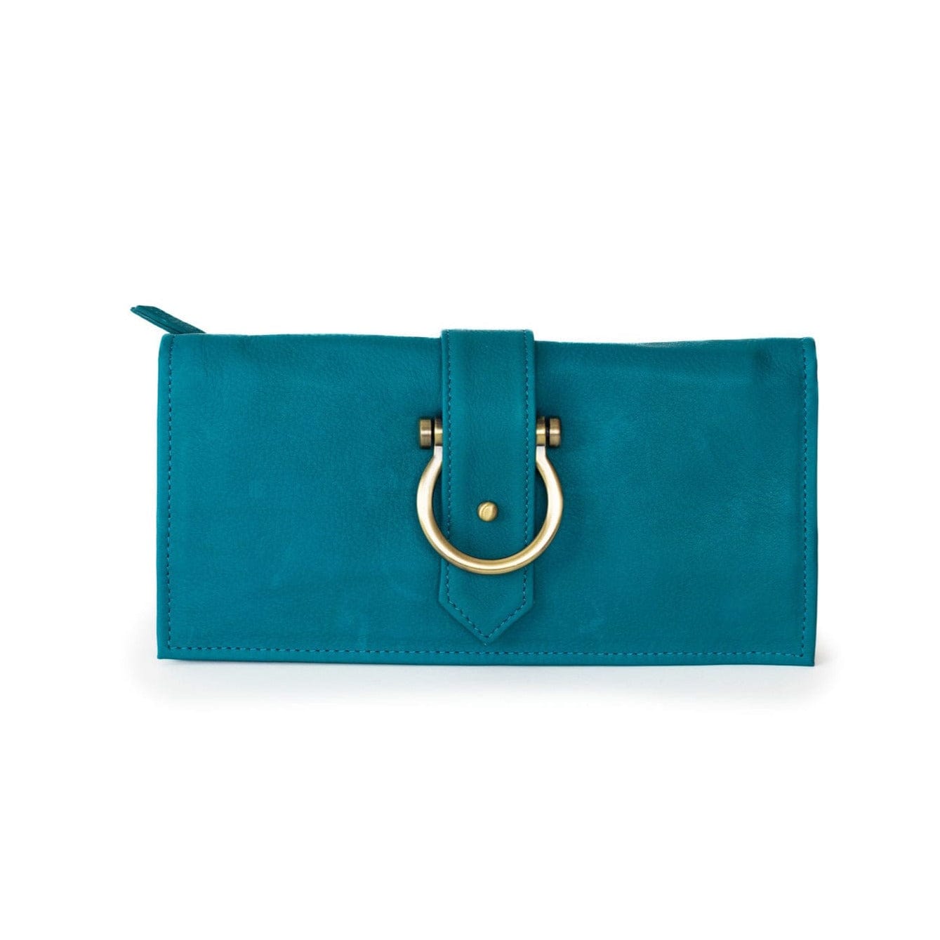 Ciara Crossbody and Wallet - Turquoise Raw Leather | Sapahn.