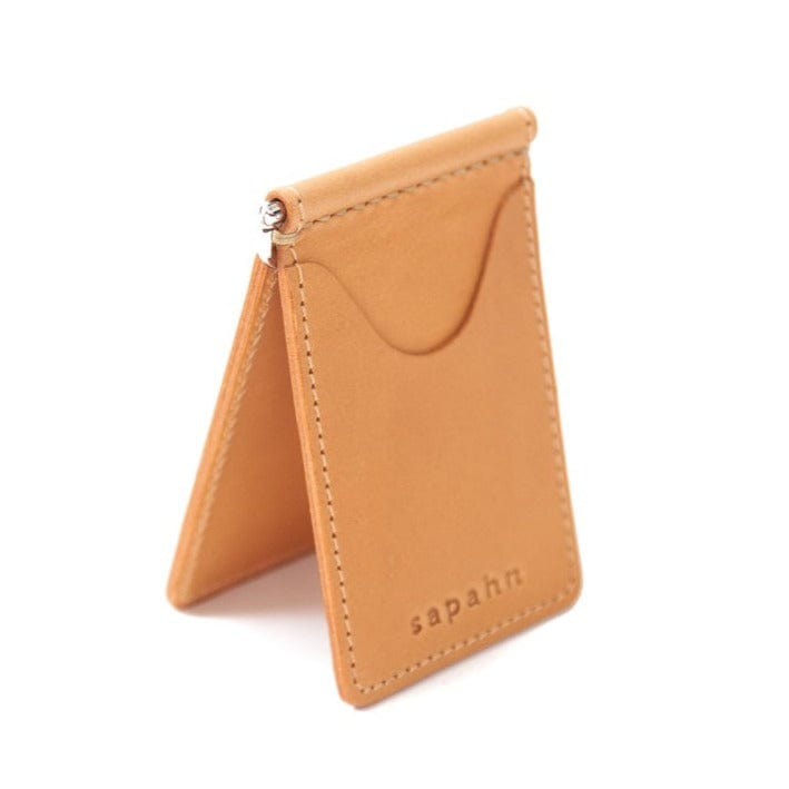 Dale Money Clip - Latte Raw Leather | Sapahn.